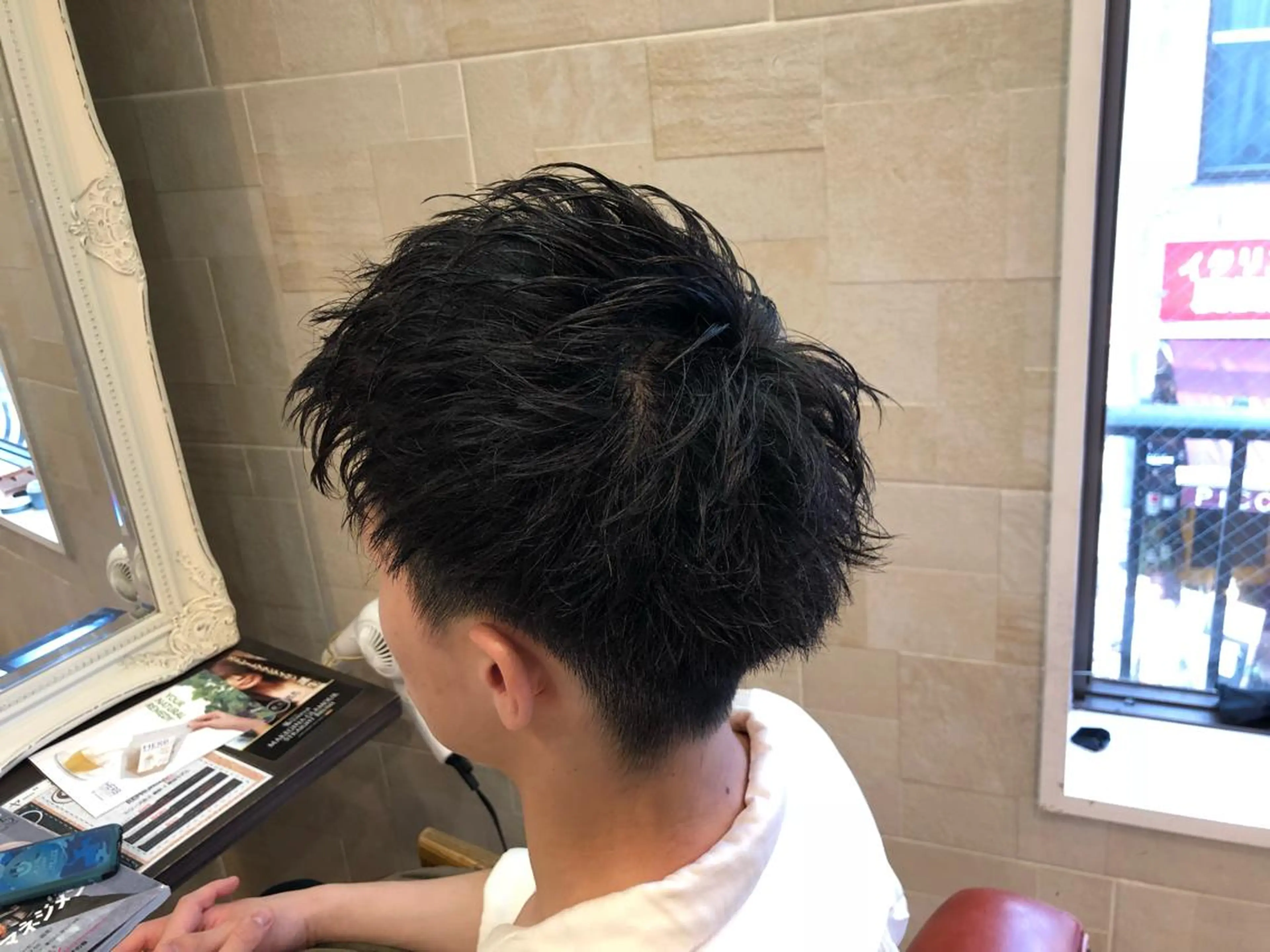 ショート パーマ メンズ カット 💈大人の渋髪💈 店長　大橋侑弥のヘアスタイル