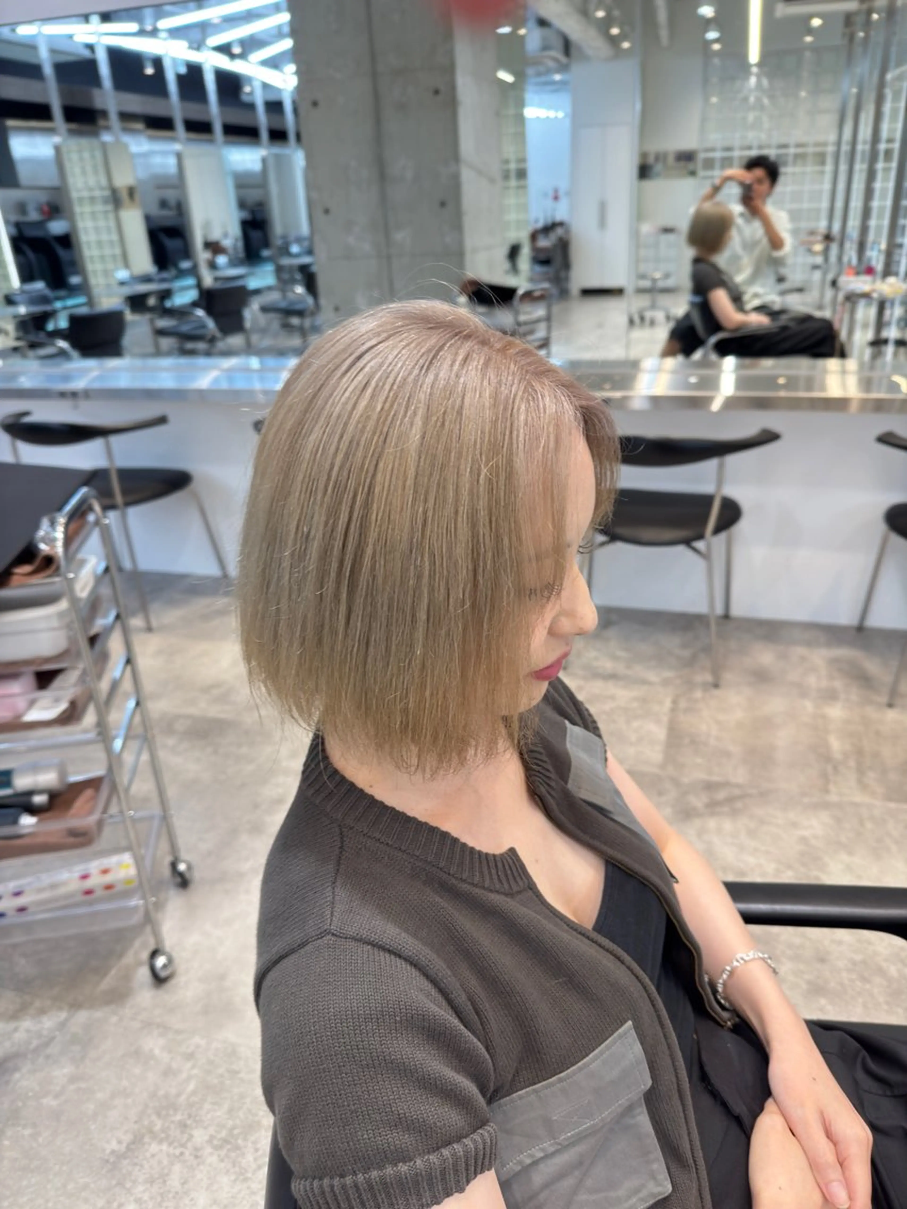 トリプルカラー＋3ステップトリートメントの写真