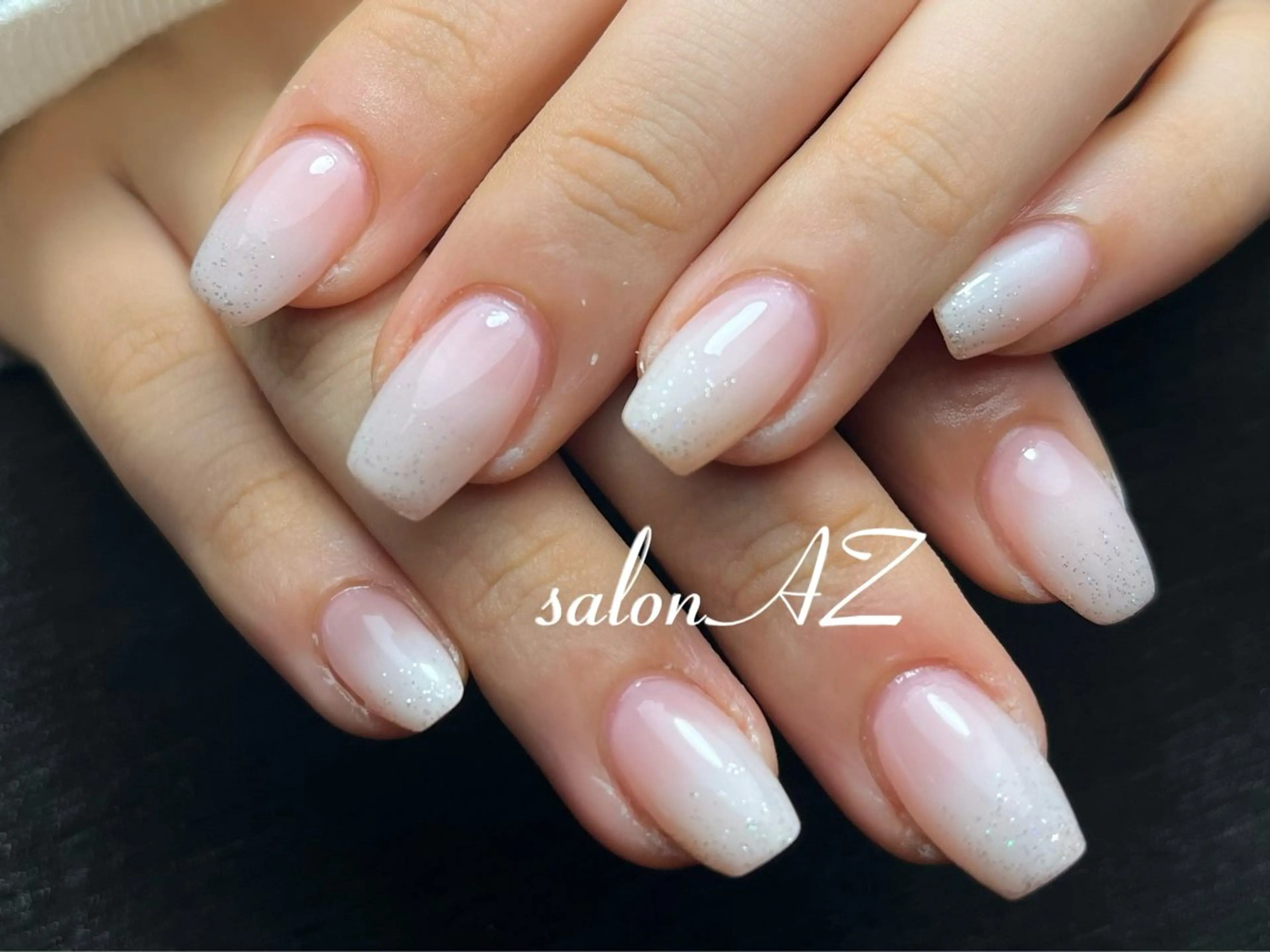 ネイル 長さ出し フットネイル フレンチネイル マグネットネイル ニュアンスネイル salon AZのネイルデザイン