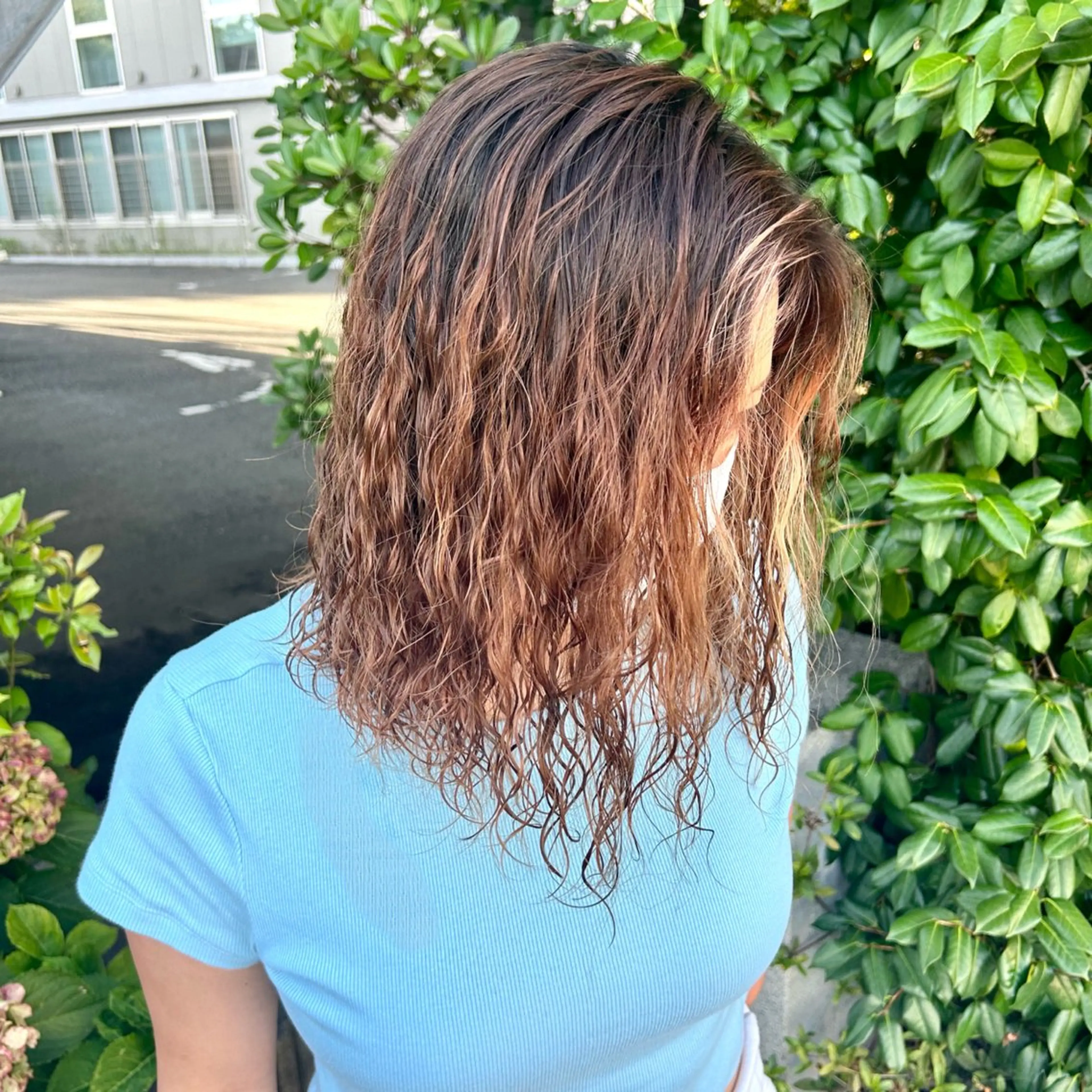 👩‍🦱Ladiesカット➕外国人風カーリーパーマ🤎の写真