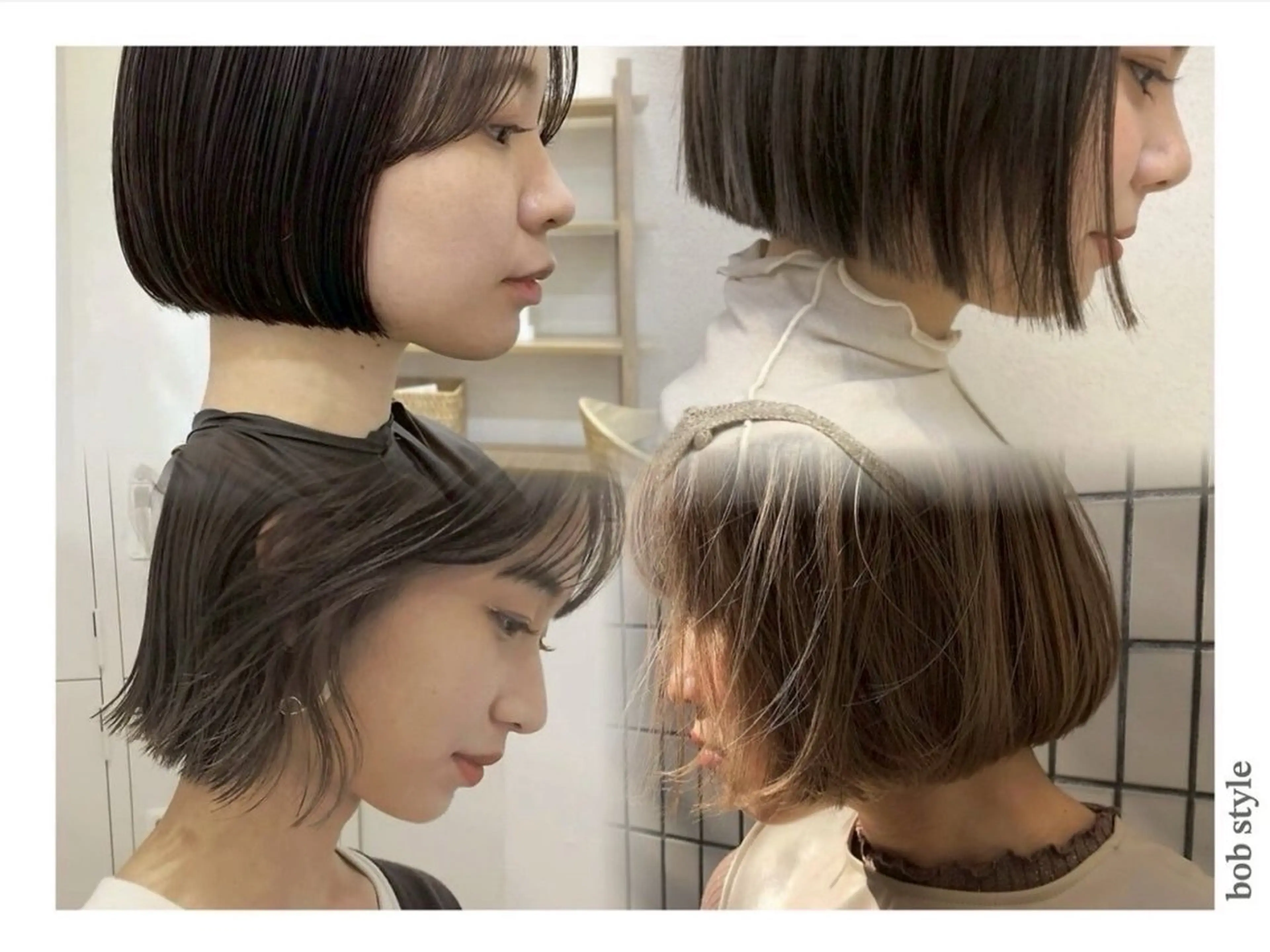 ショート カラー ベージュカラー ブリーチ ミルクティーベージュ ブリーチなしカラー ボブ カット ヘアカラー 艶髪に✧ / 透明感 カラー / 冨成のヘアスタイル