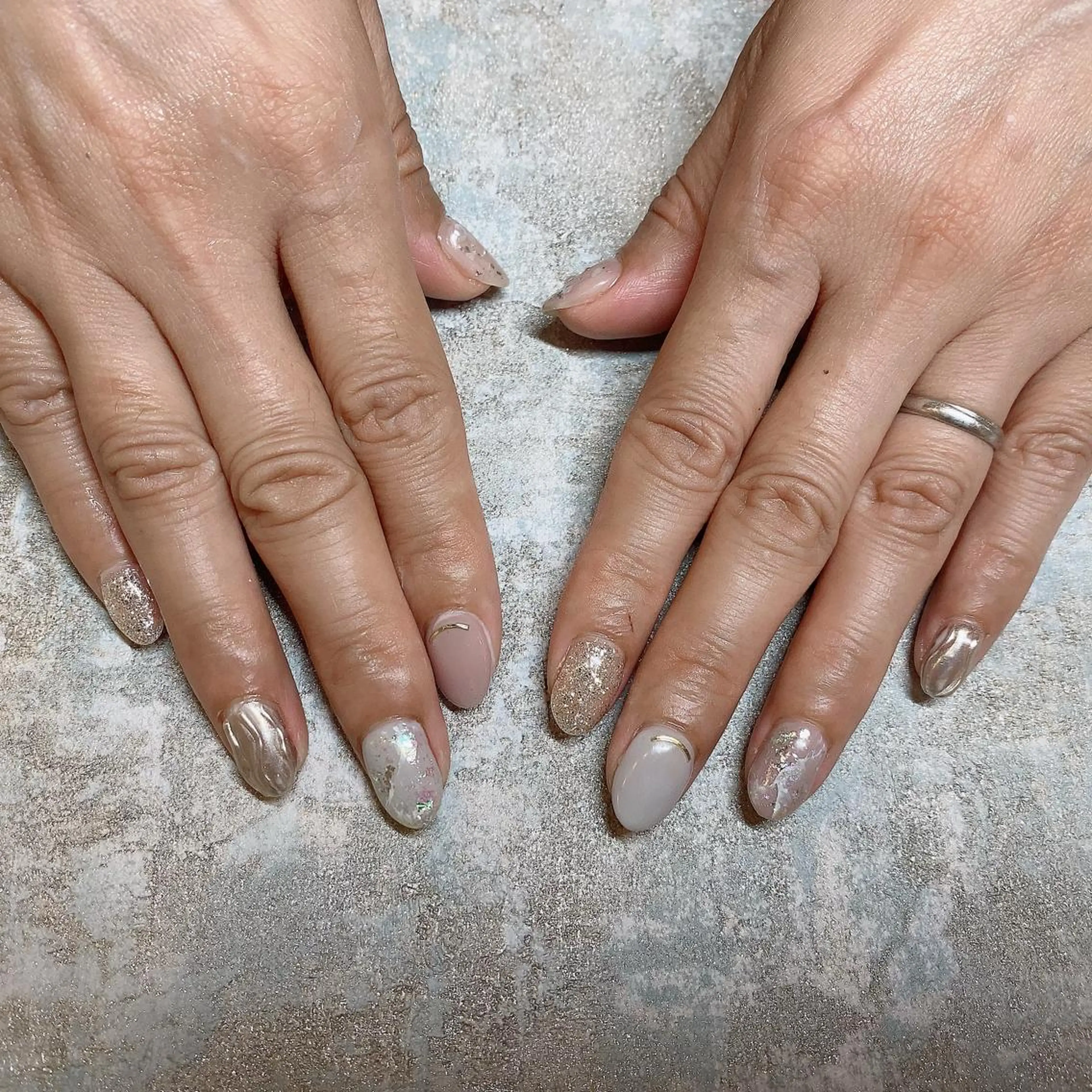 ネイル 上野 由衣のネイルデザイン