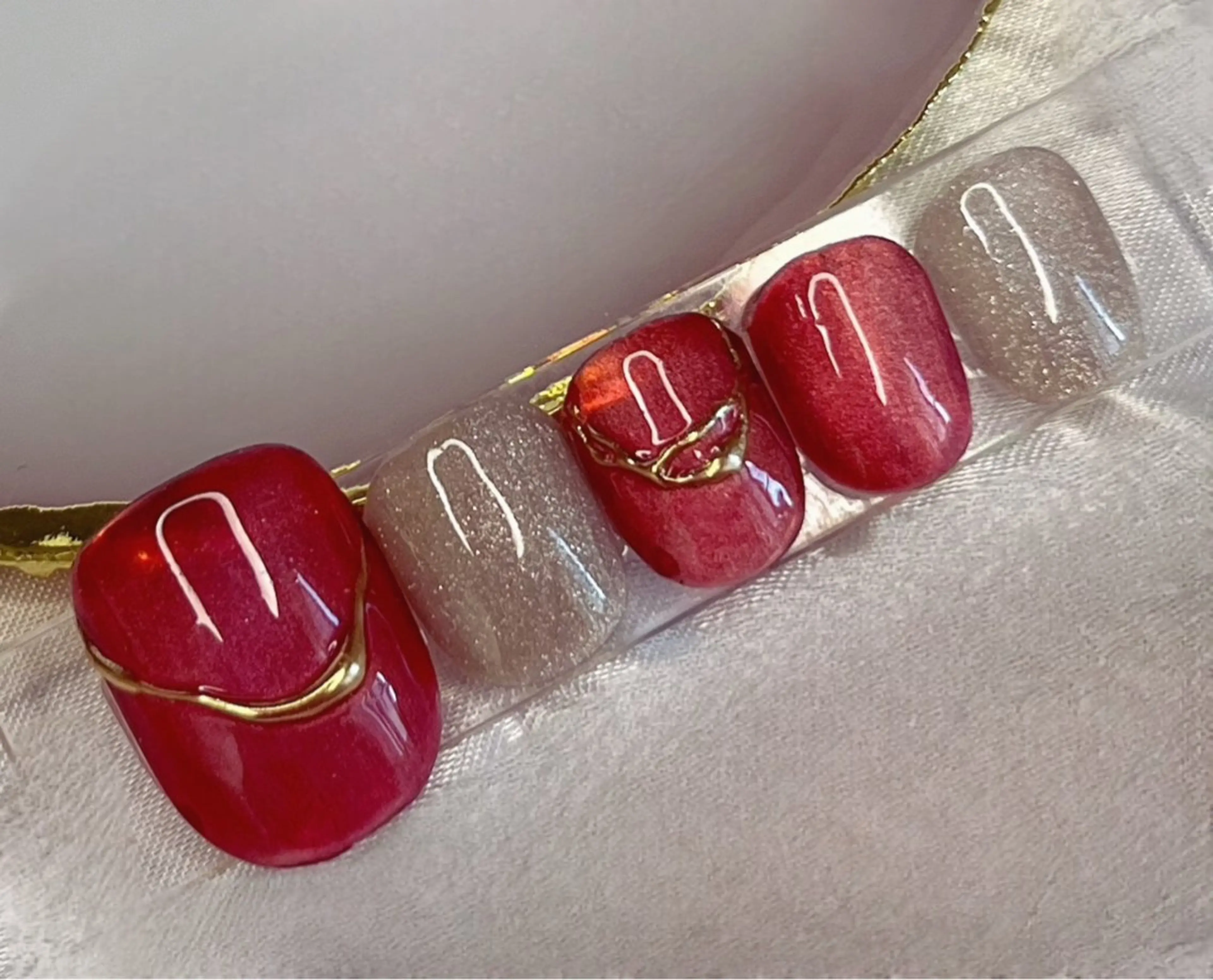 ネイル フットネイル シンプルネイル Nail salon Loaのネイルデザイン