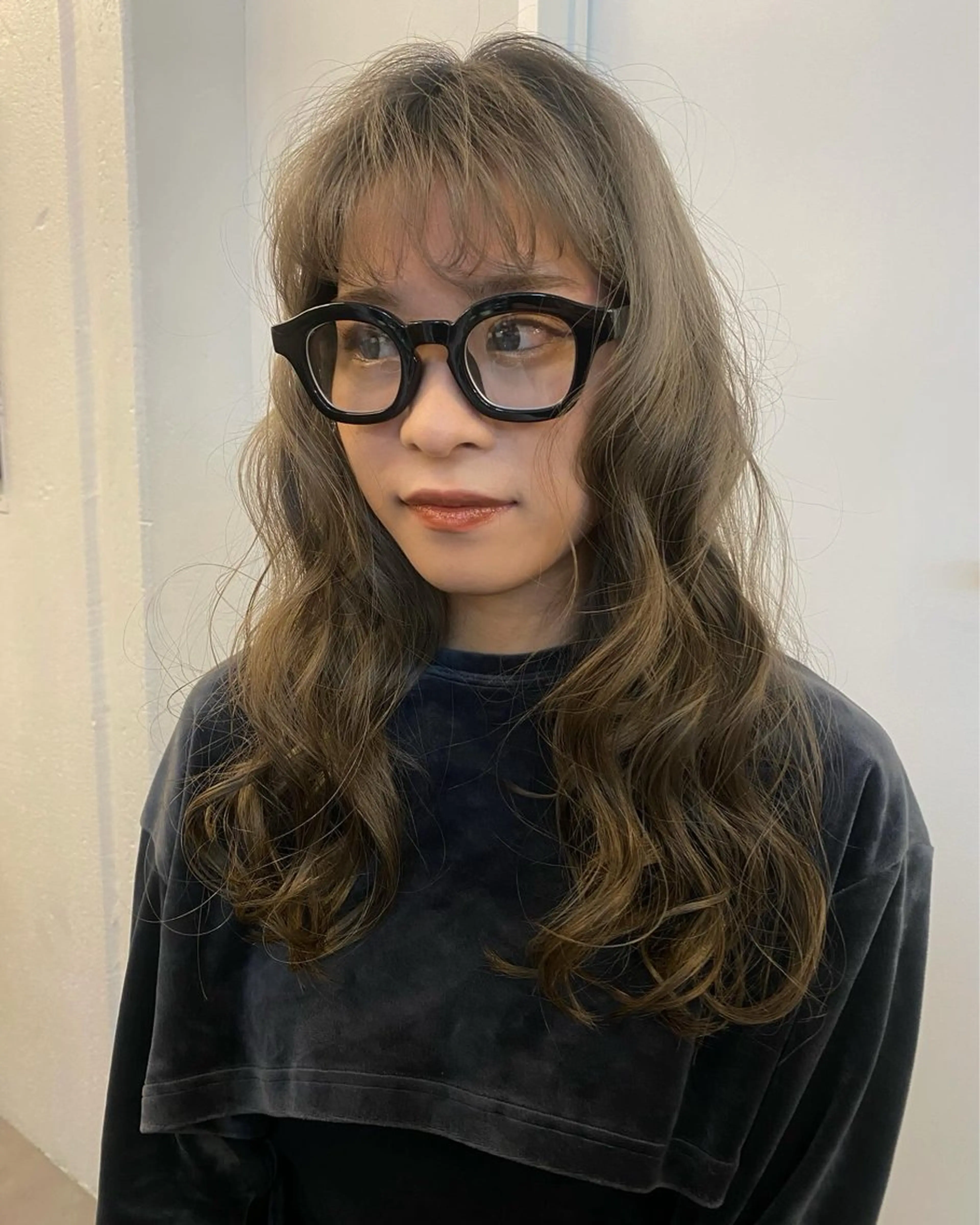 ロング ヘアアレンジ 顔周りカット トリートメント ichika/天神 /parc hairのヘアスタイル