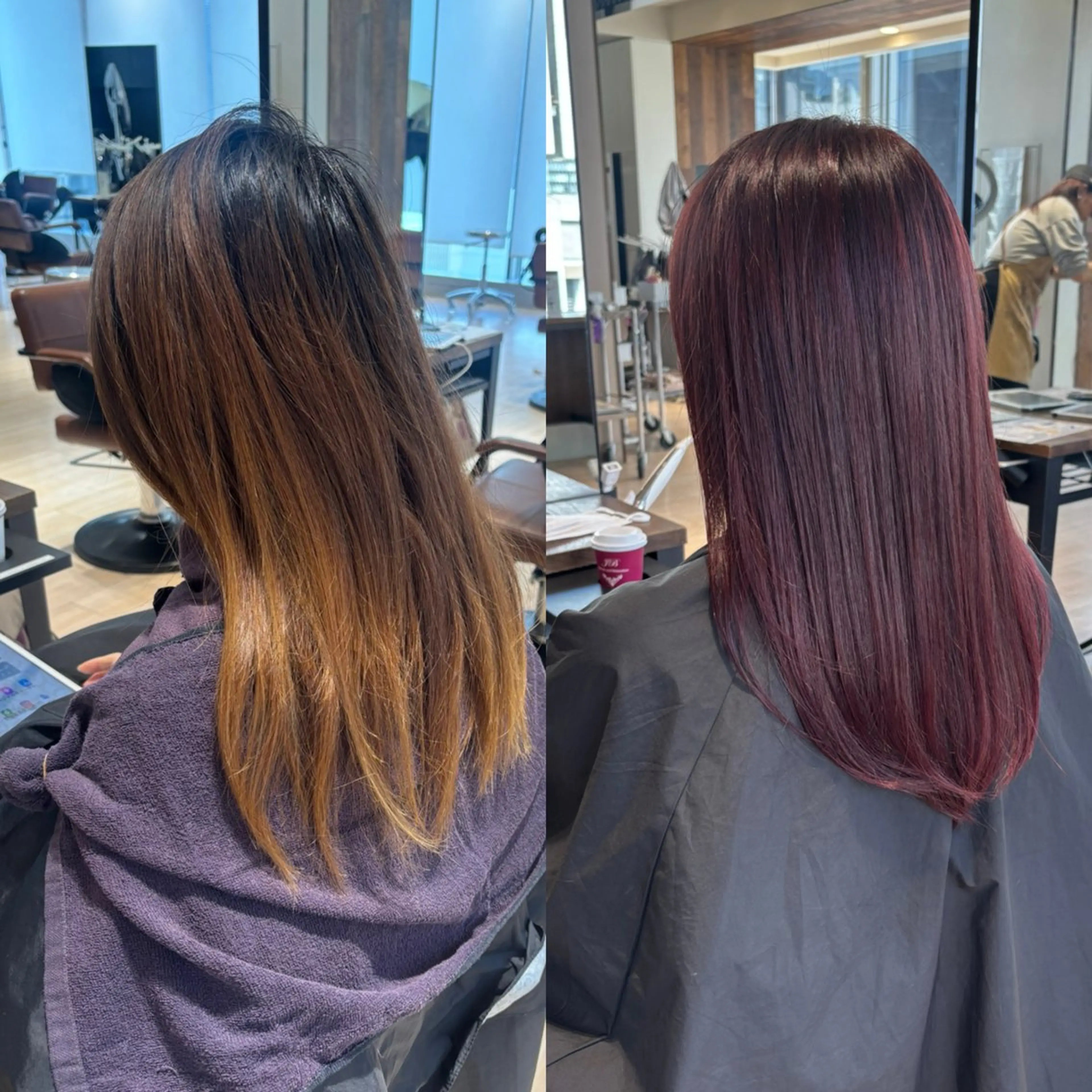 ロング カラー SHION/銀座 まとまるカット🩵のヘアスタイル