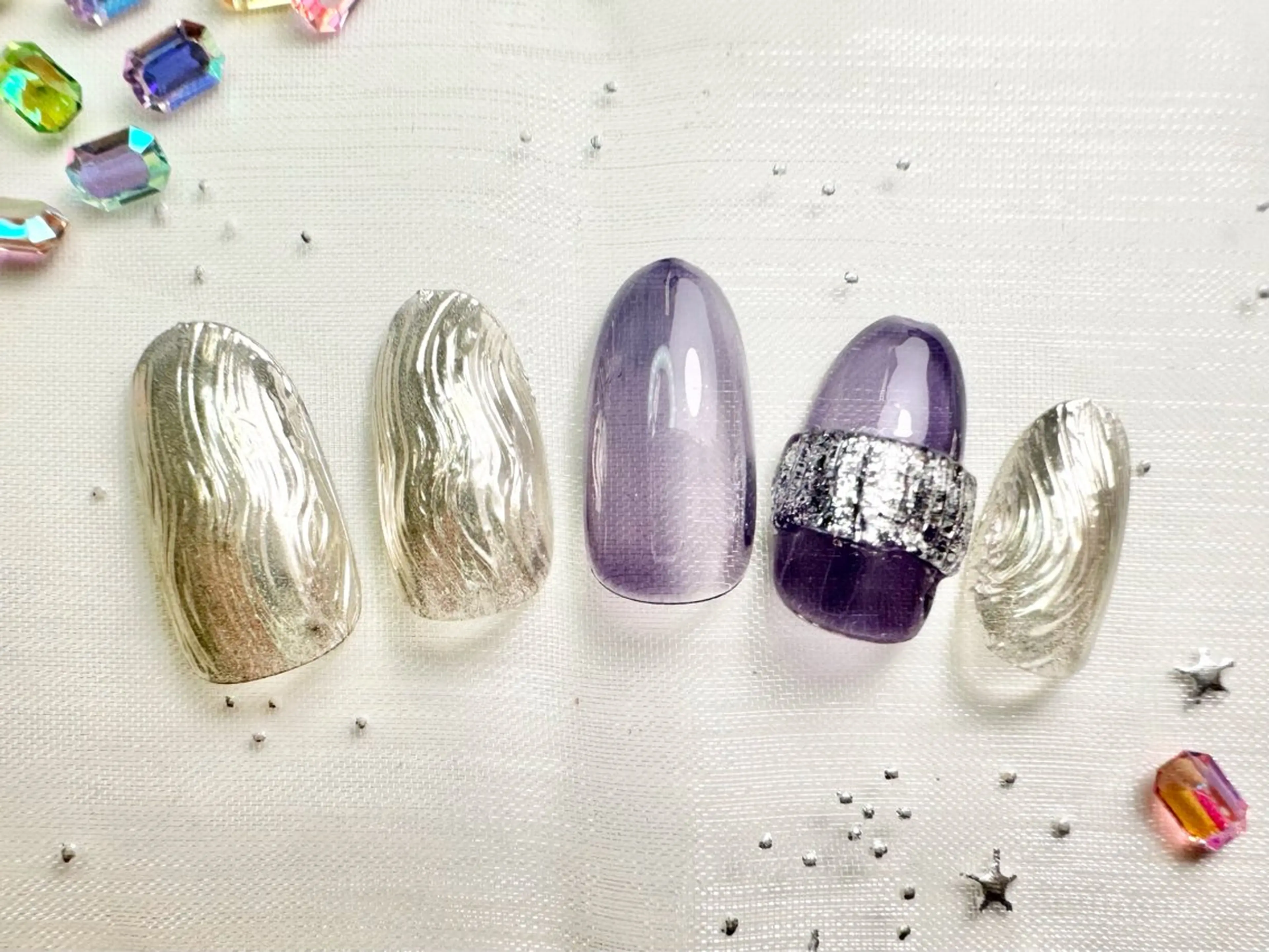 ネイル ネイルPetit Ribbonのネイルデザイン