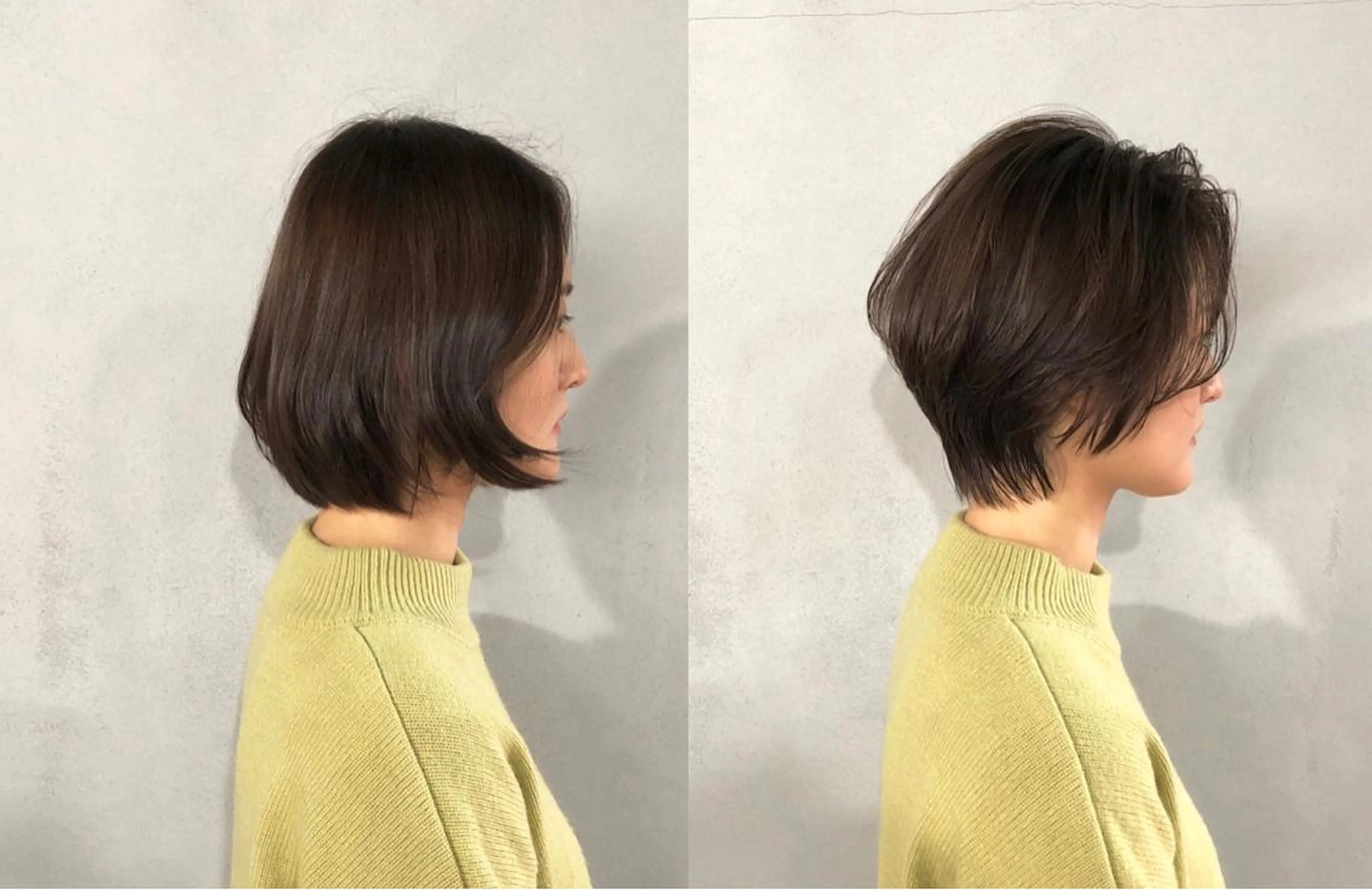 ショート くびれヘア ショートヘア カット ボブ/ショート/ 白髪染め/メンズ葛西のヘアスタイル