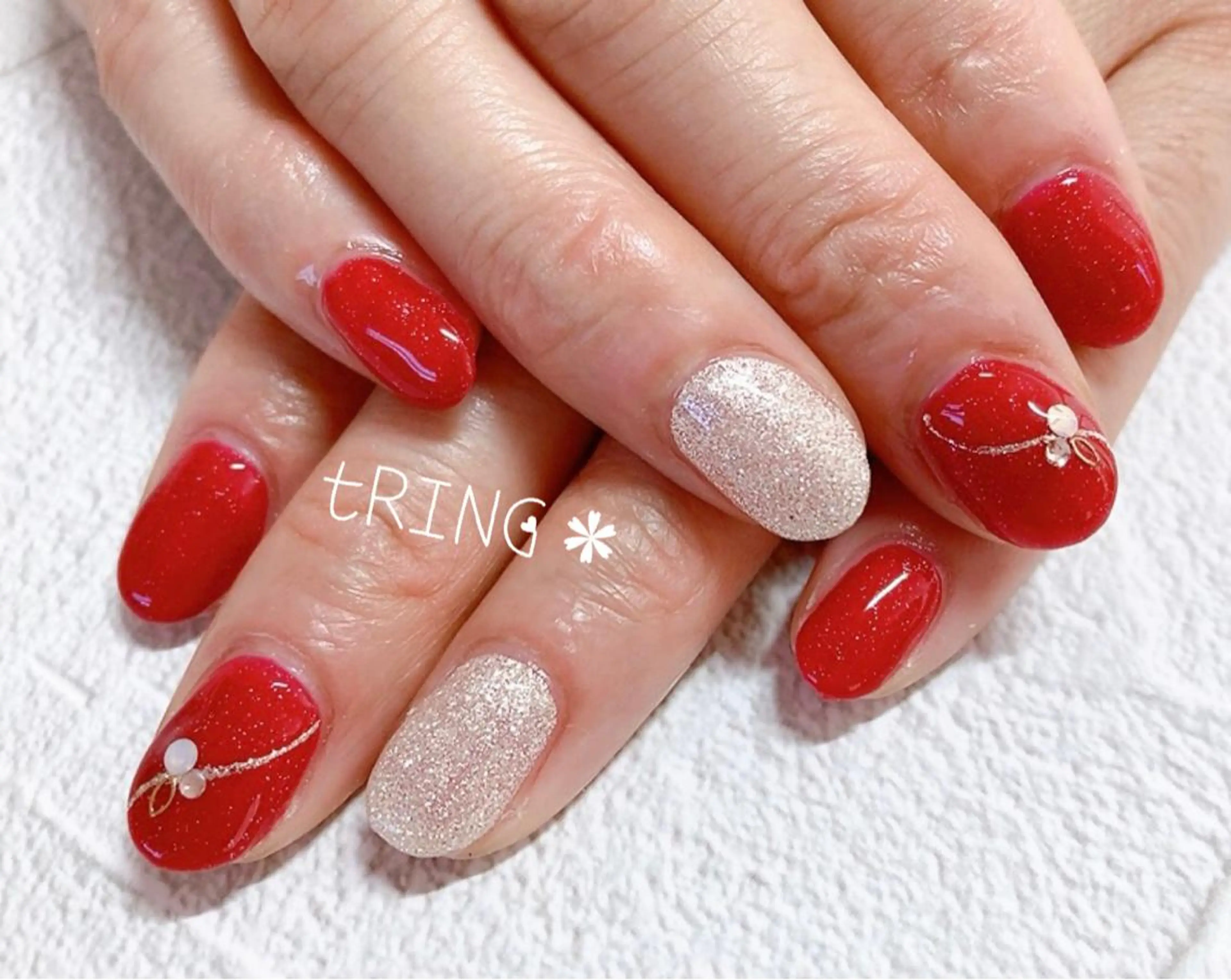ネイル ハンドネイル tRING* しいの木台のネイルデザイン