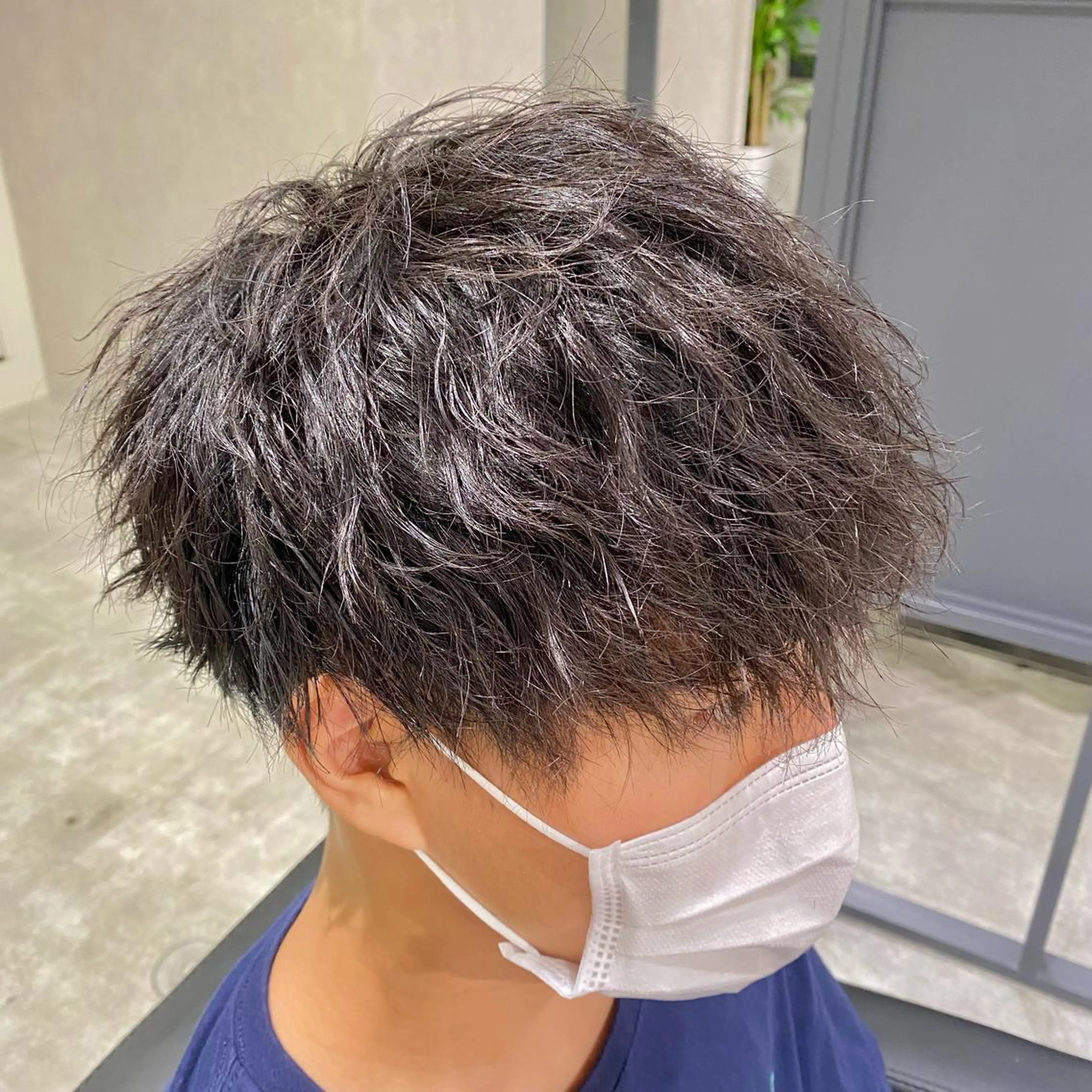 パーマ メンズ esu心斎橋所属・esu☀️勇美☀️ 髪質改善ストレートのヘアスタイル