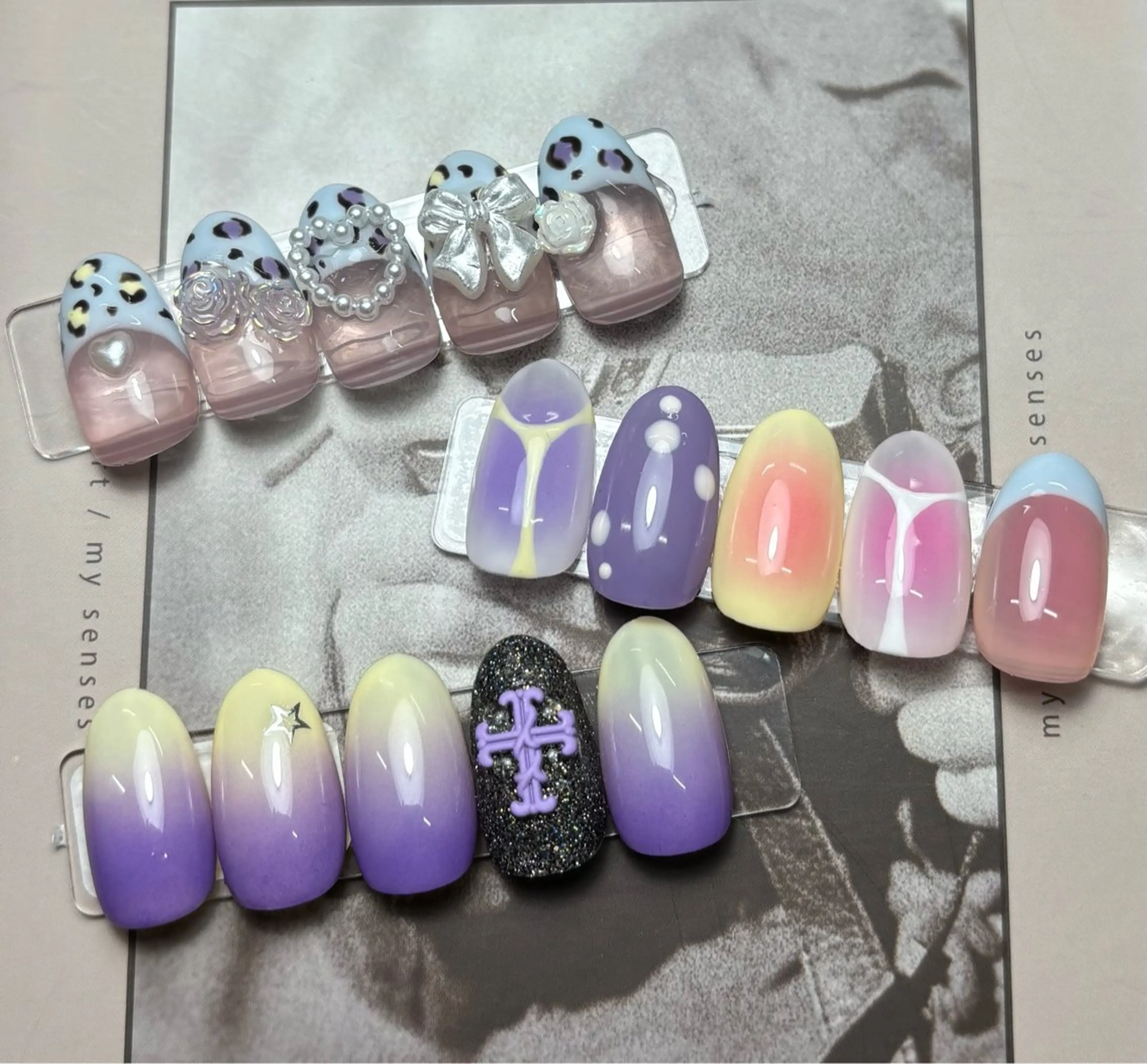 ★120分【個性派🎨】🫧持ち込みデザイン10本の写真