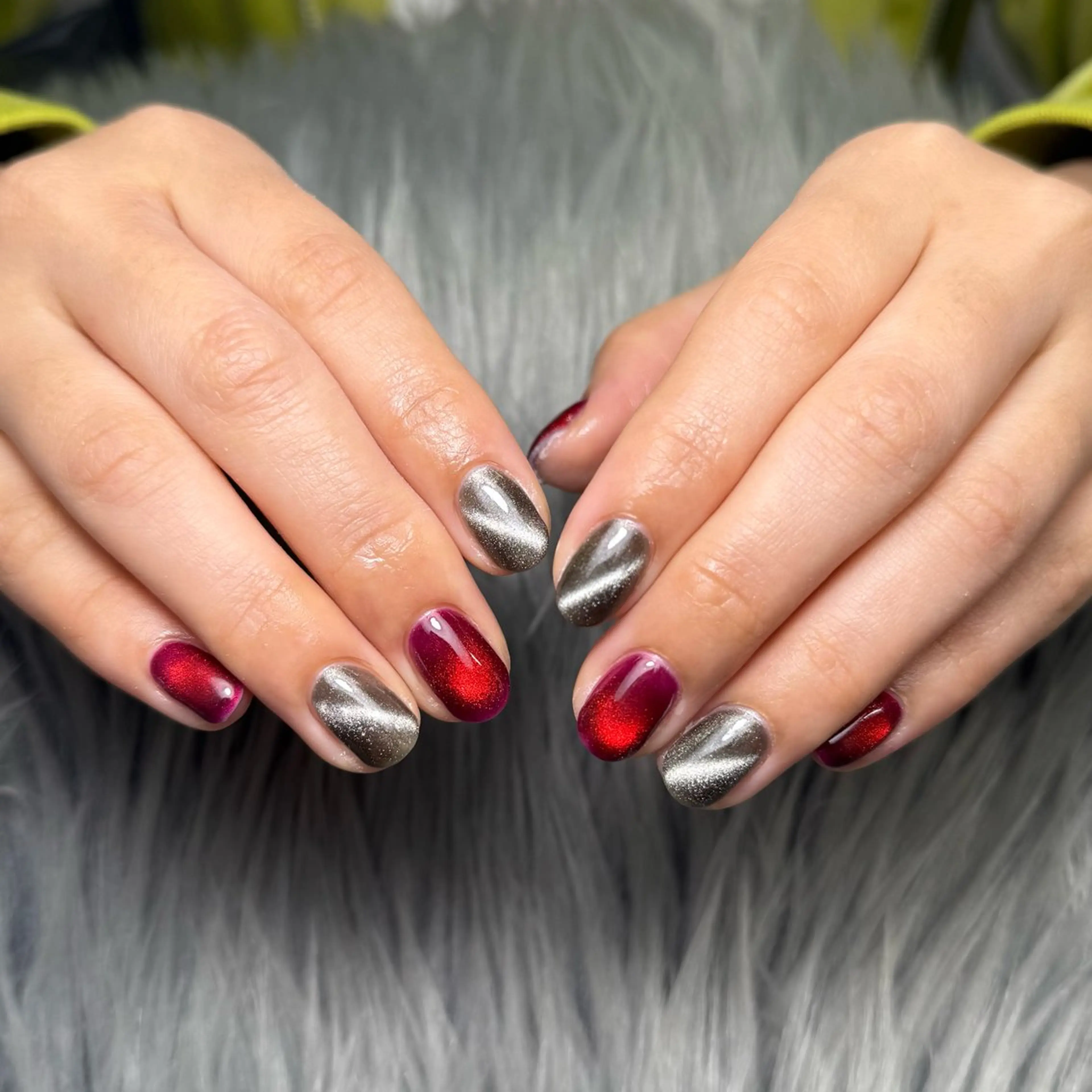 ネイル 成人式 マグネットネイル Nail salon h所属・nail salon h🎀小夏のネイルデザイン