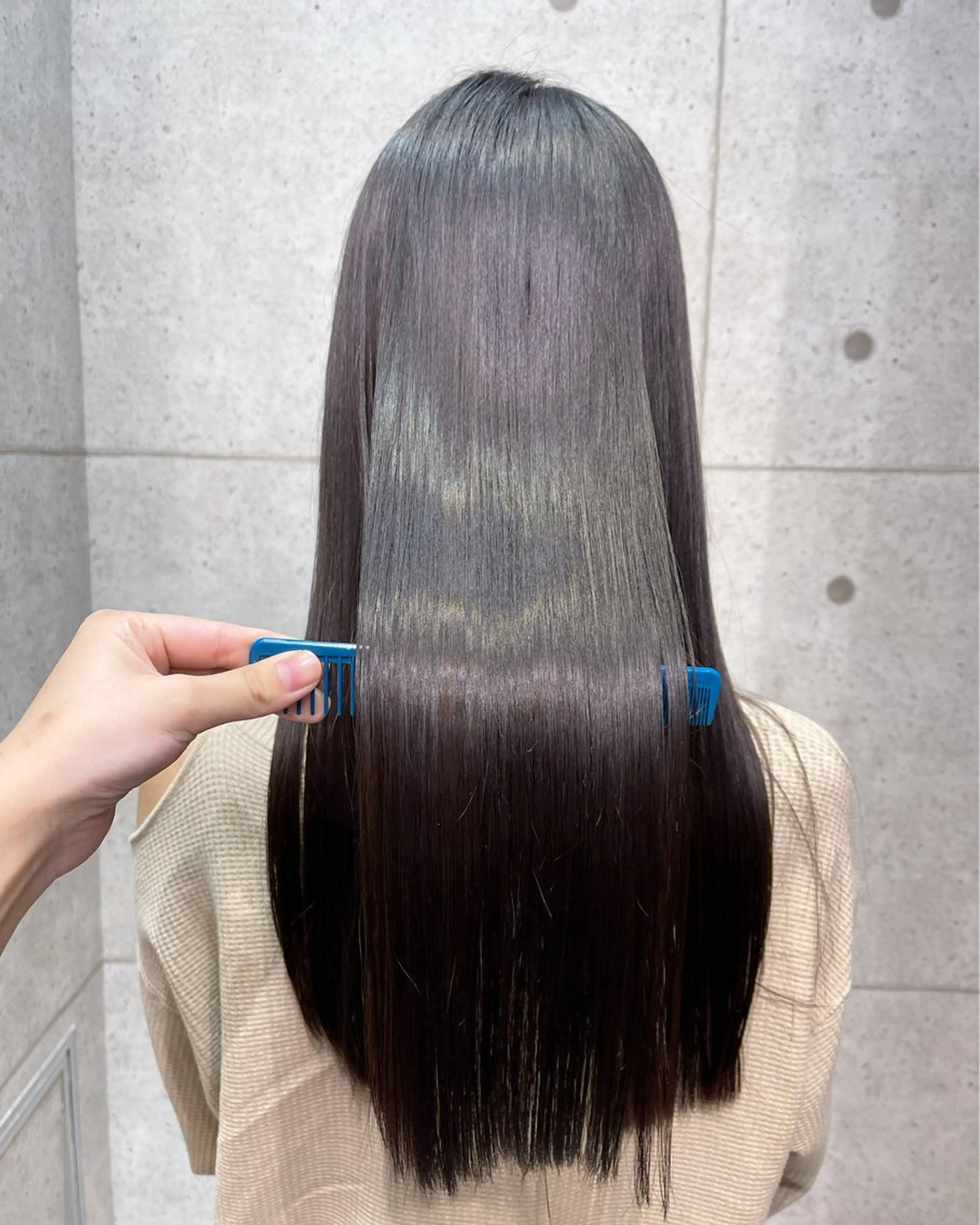 ロング トリートメント 【透明感カラー‎✨】 中島日菜のヘアスタイル