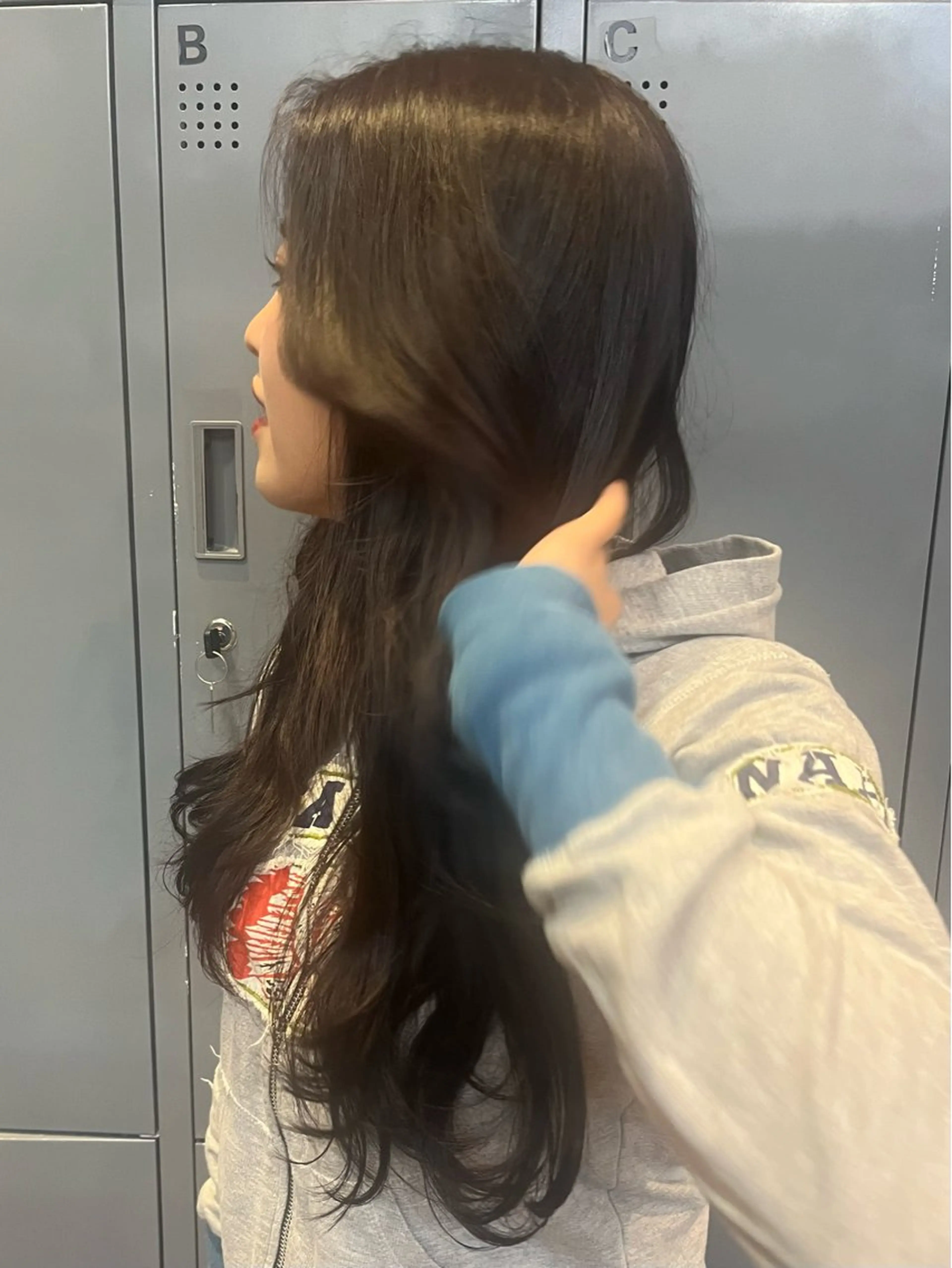 ロング カラー ヘアカラー トリートメント ☘️かわいいハイトー ン☘️nonokaのヘアスタイル