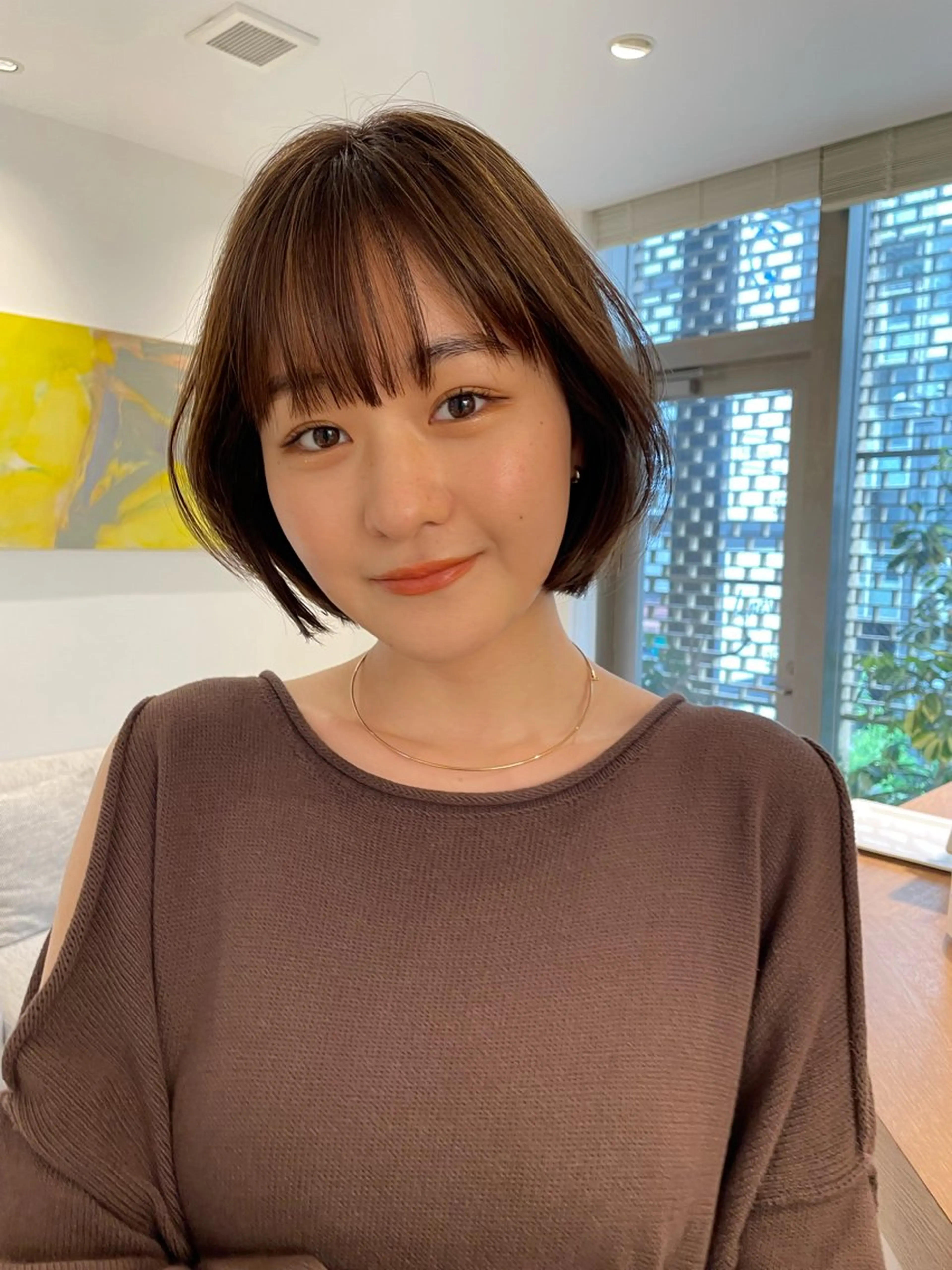 ショート ボブ 韓国風ヘア L'EANE THE TOKYO所属・カット無料｜ 青山 ｜髪質改善のヘアスタイル