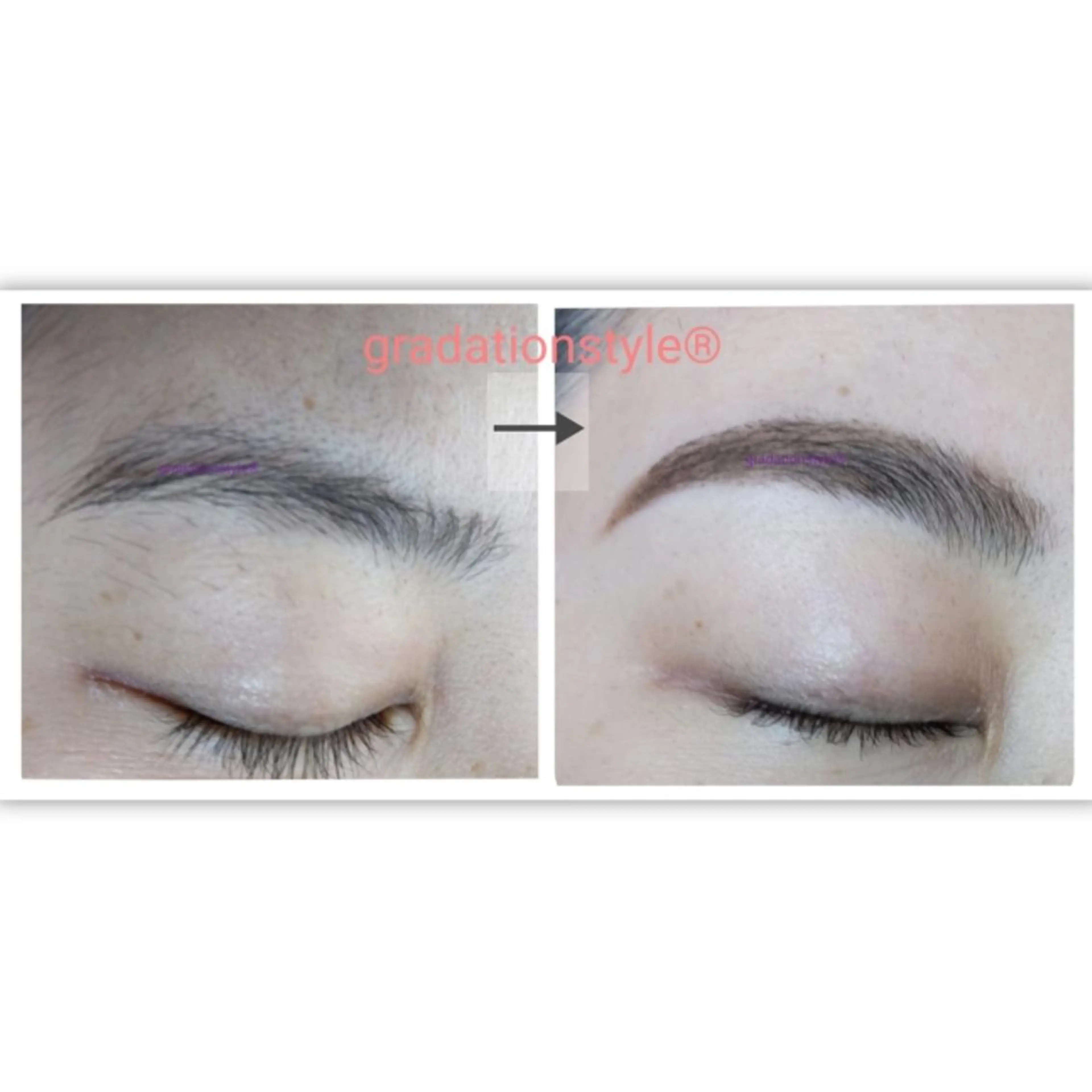 マツエク・マツパ アイブロウ 🎼グラデーション スタイル札幌♫*⁠✧のマツエク・マツパデザイン