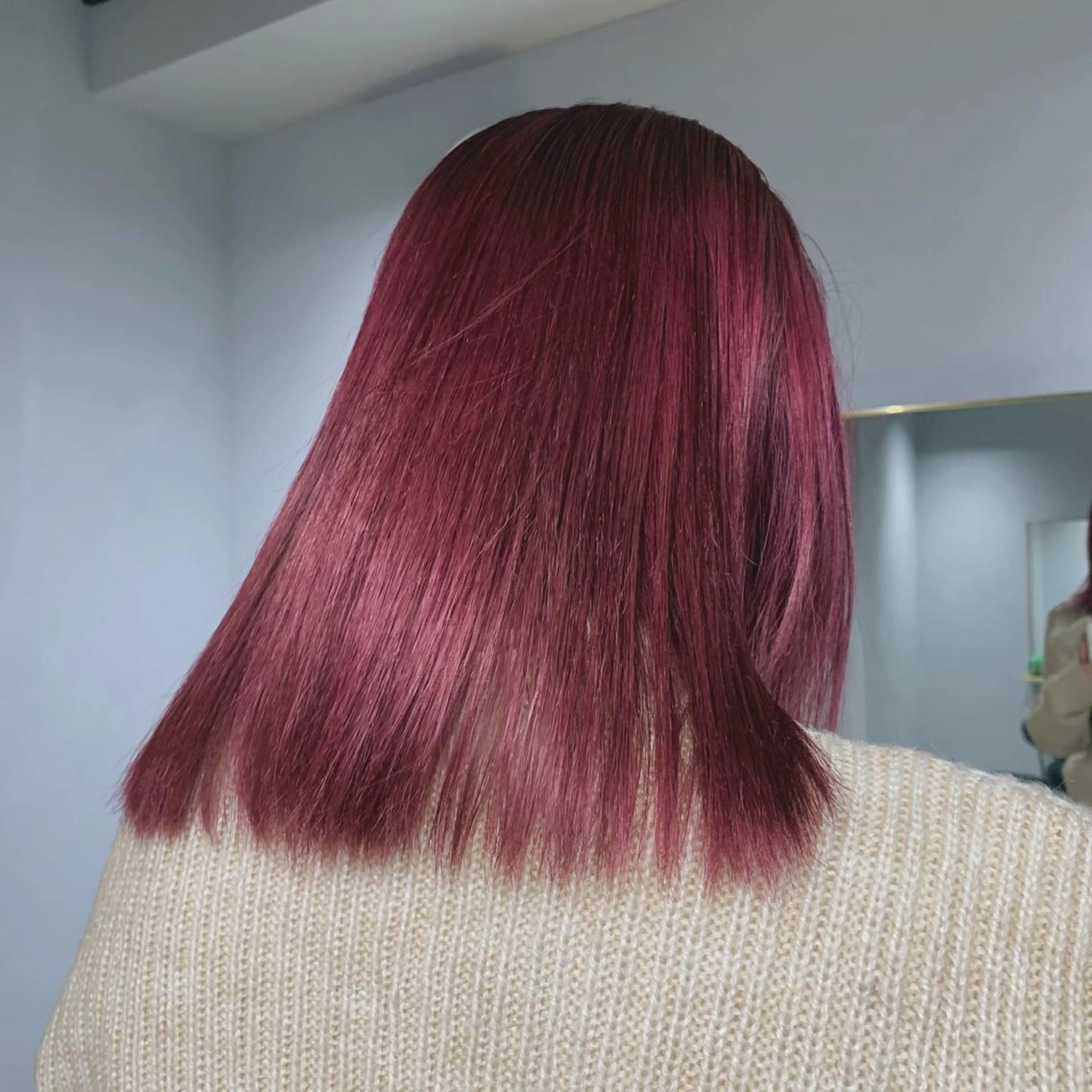 ロング カラー ボブパーマコテ巻き風 パーマNo1深江秀平のヘアスタイル