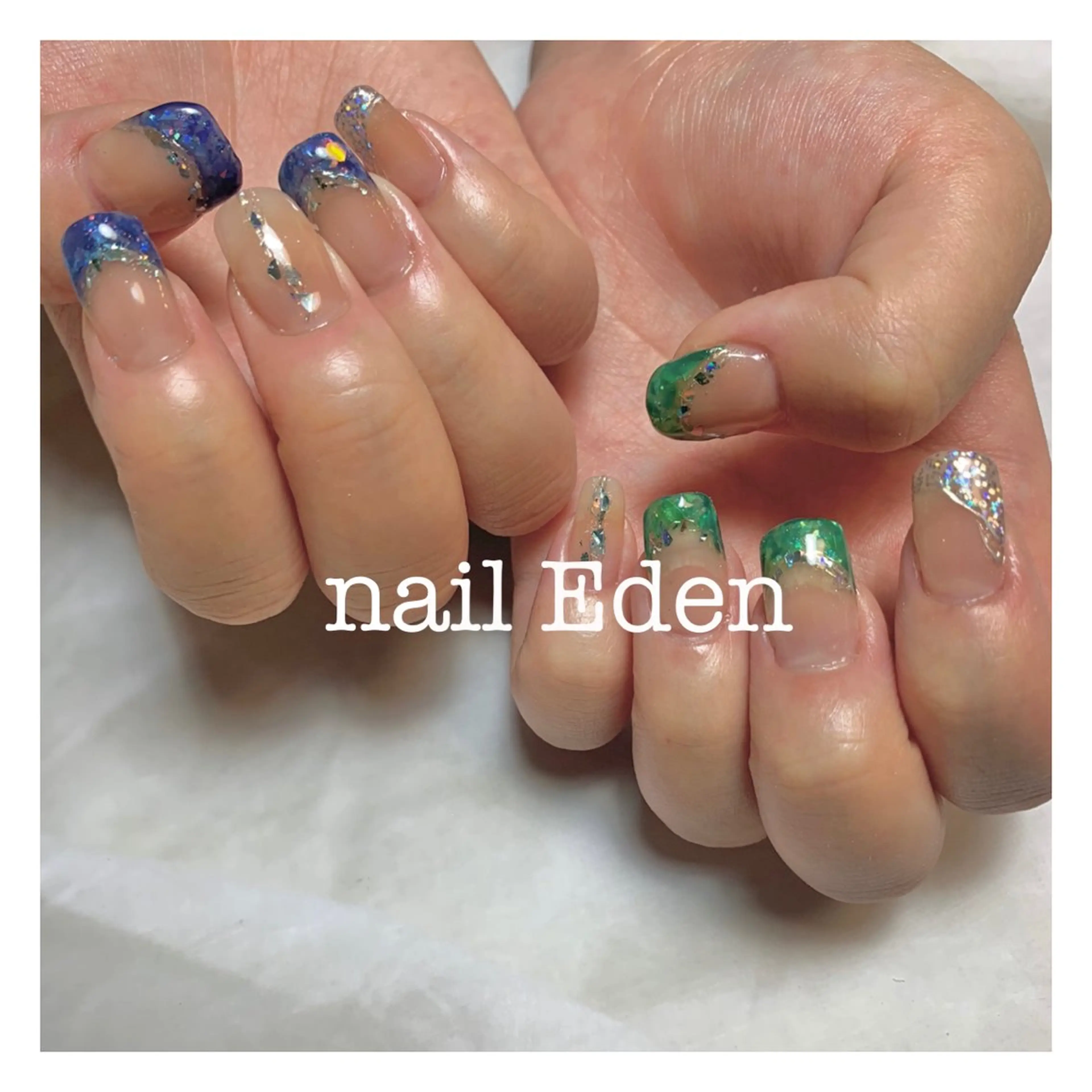 ネイル 持ち込み ハンドネイル ハンドケア Eden　private nail saron所属・Eden ♾️のネイルデザイン