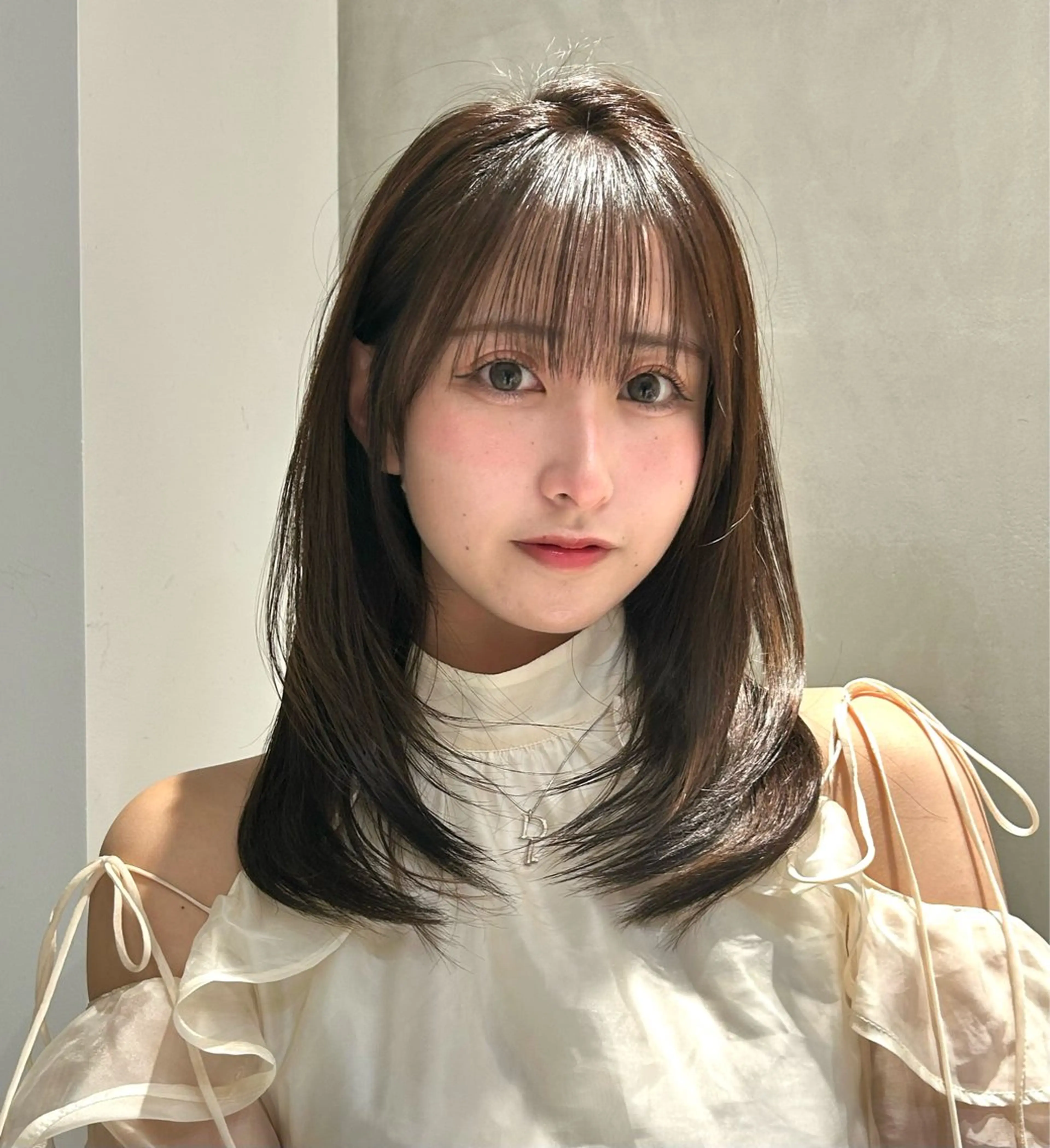 セミロング カラー カット ヘアカラー トリートメント techné所属・【techné】田丸 翔大のヘアスタイル