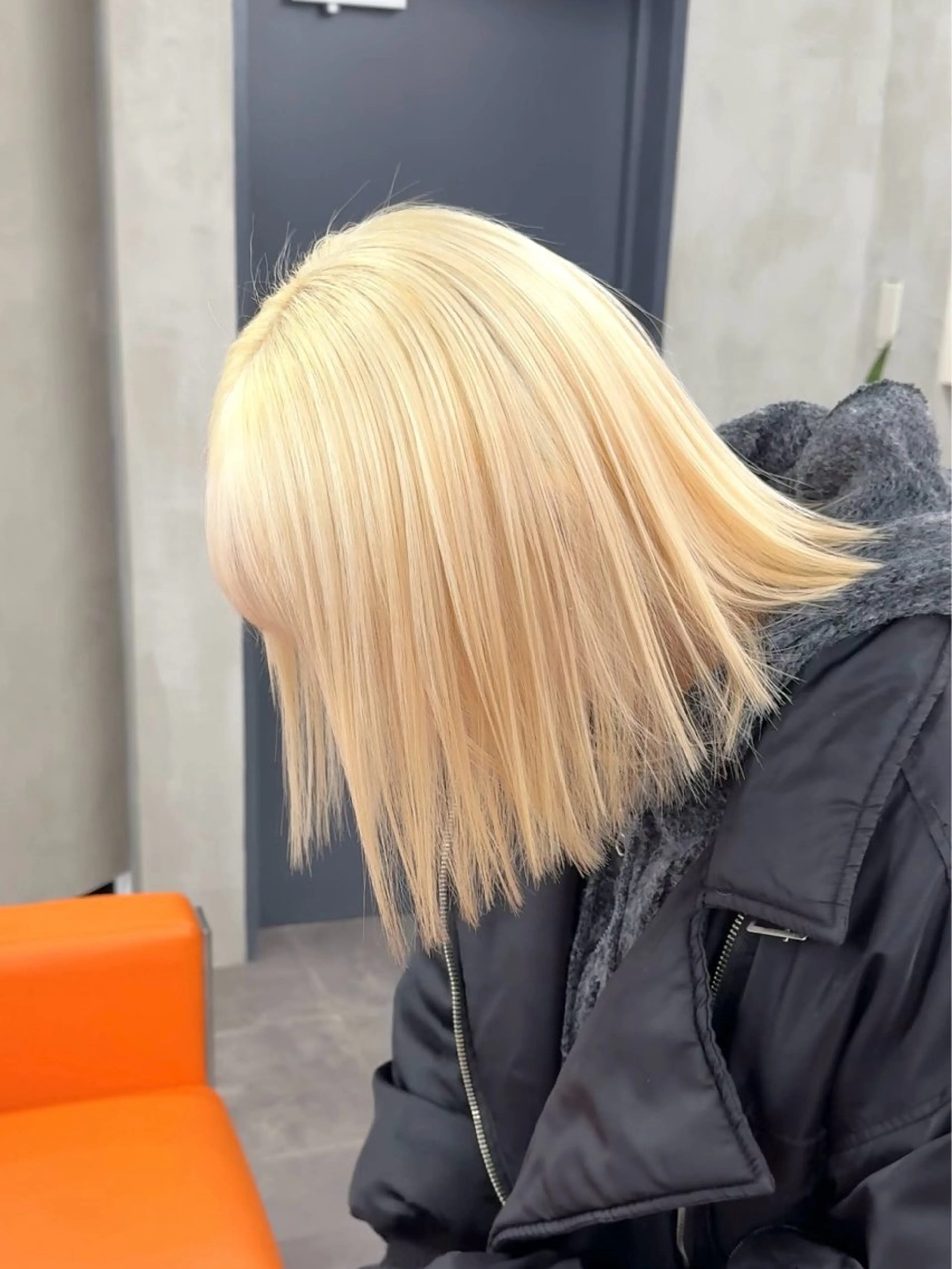 ミディアム カラー カット ヘアカラー トリートメント nico TOKYO 渋谷所属・ブリーチ　ハイトーン 特化🌈フジタハルキのヘアスタイル