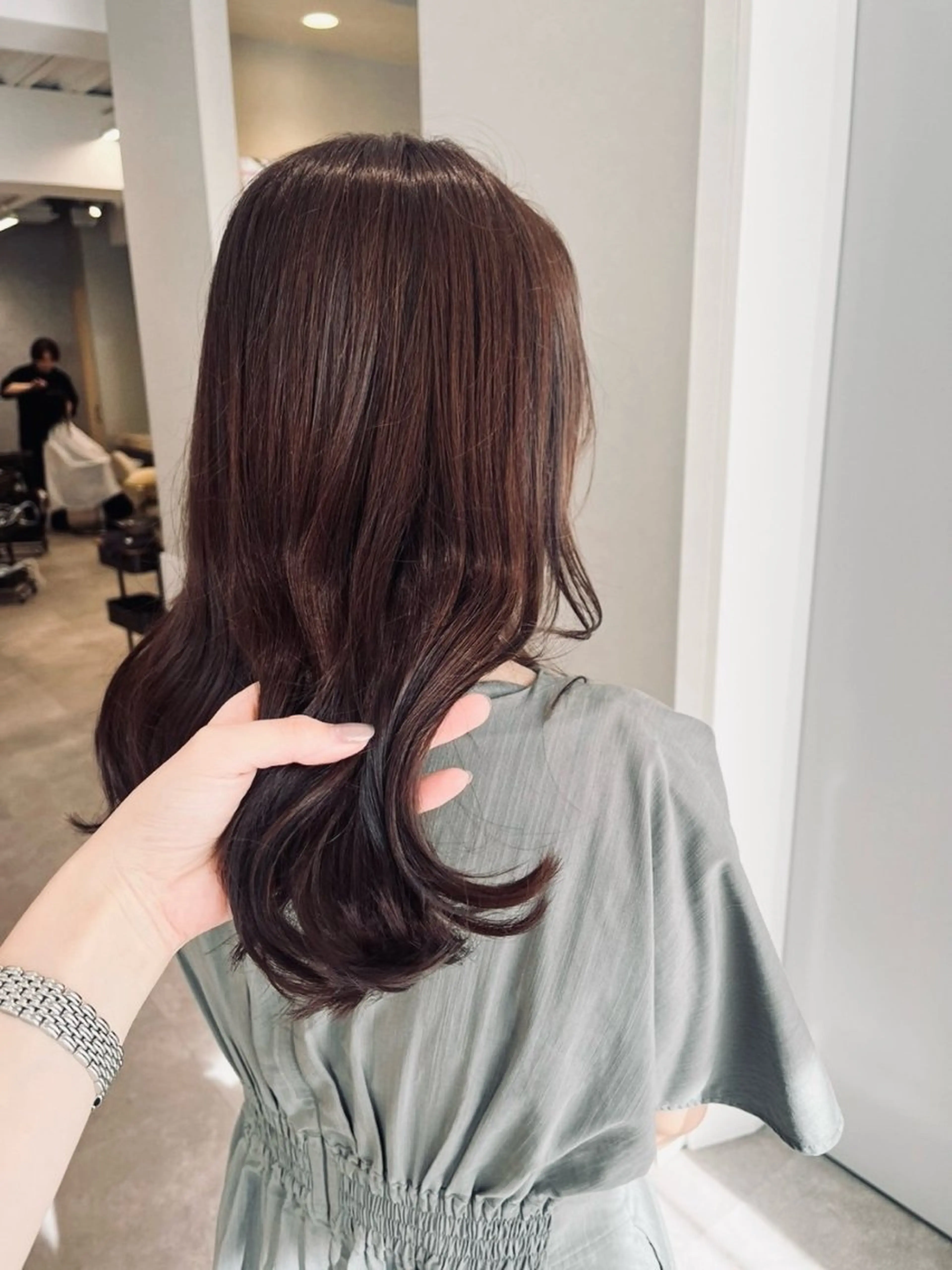 ロング カラー カット ヘアカラー トリートメント 💕カットカラーモ デル募集/あゆり💕のヘアスタイル