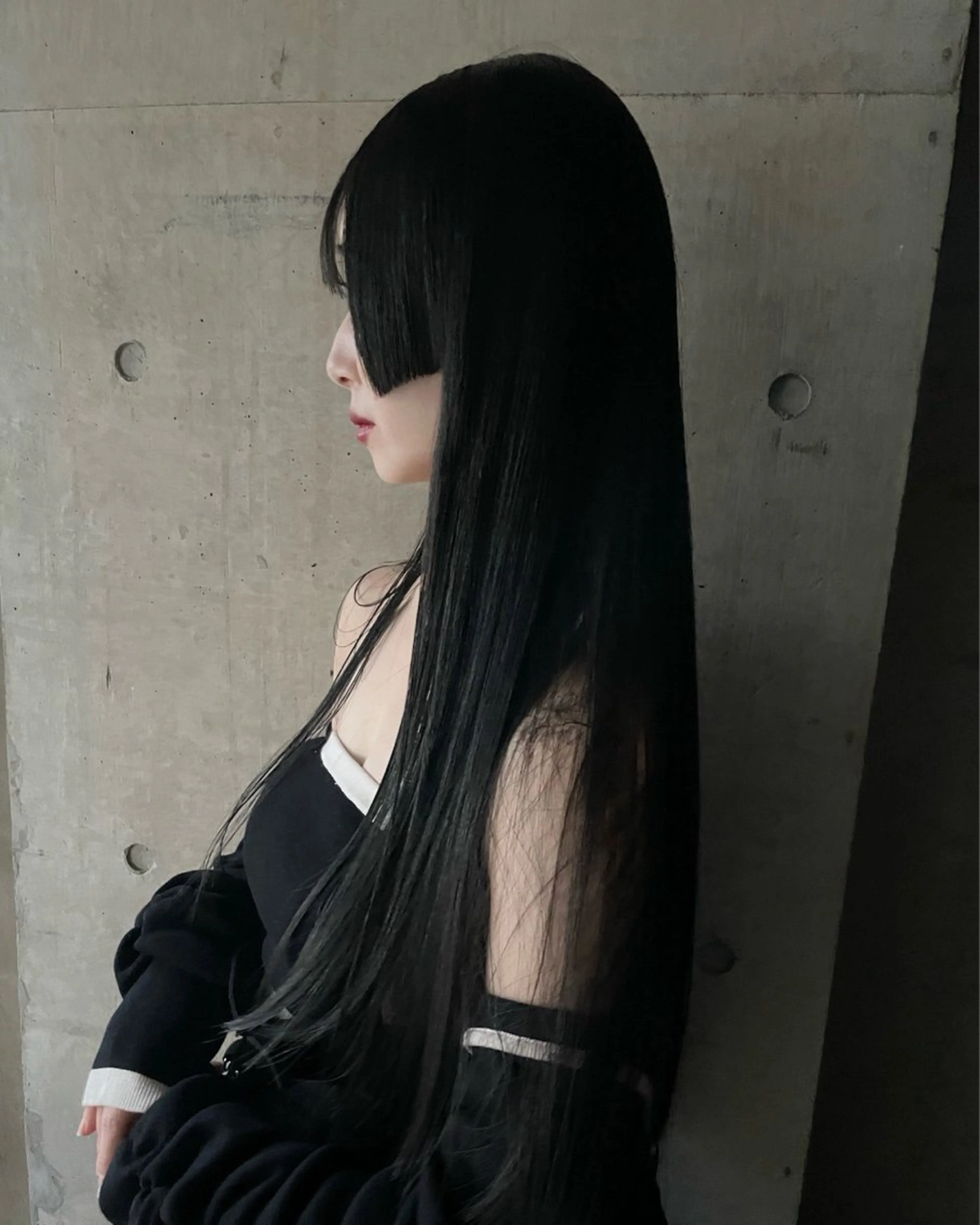 ロング カット ︎︎ yoshikiのヘアスタイル