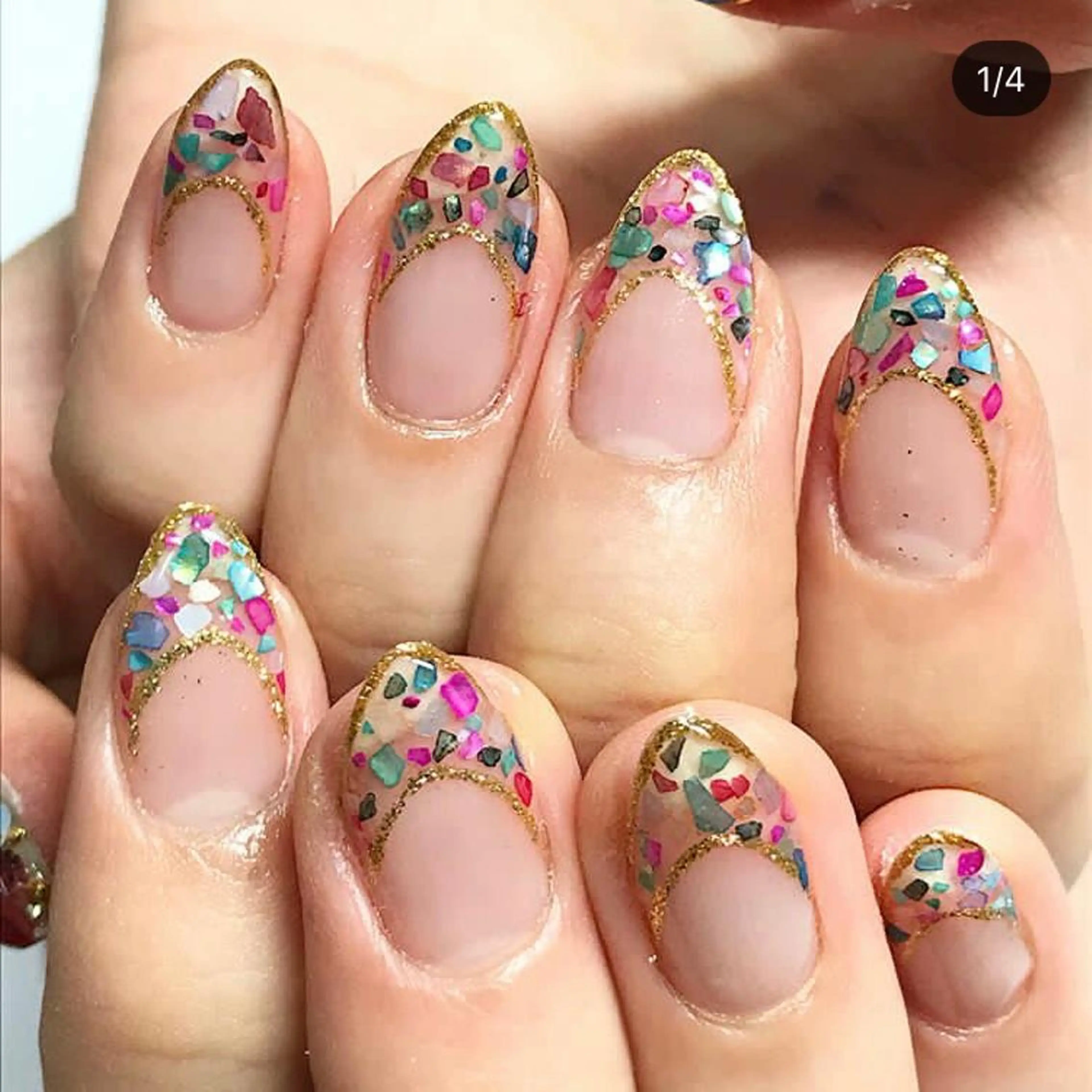 ネイル ジェルネイル 渋谷ビュレネイル Kaoruのネイルデザイン