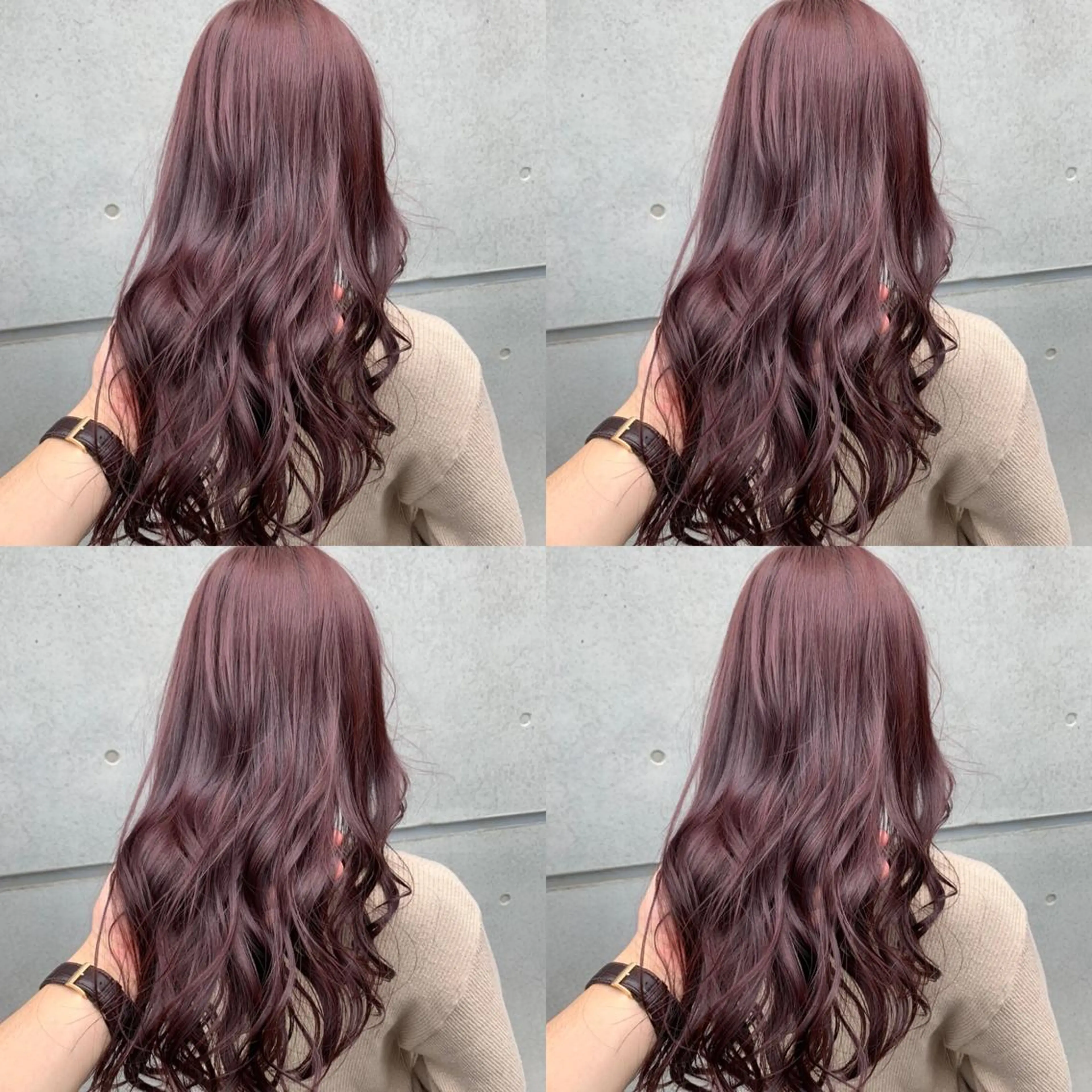 ミディアム カラー アッシュ ピンクカラー ピンクアッシュ ✨髪質改善✖︎韓国 レイヤー✨ナカムラのヘアスタイル