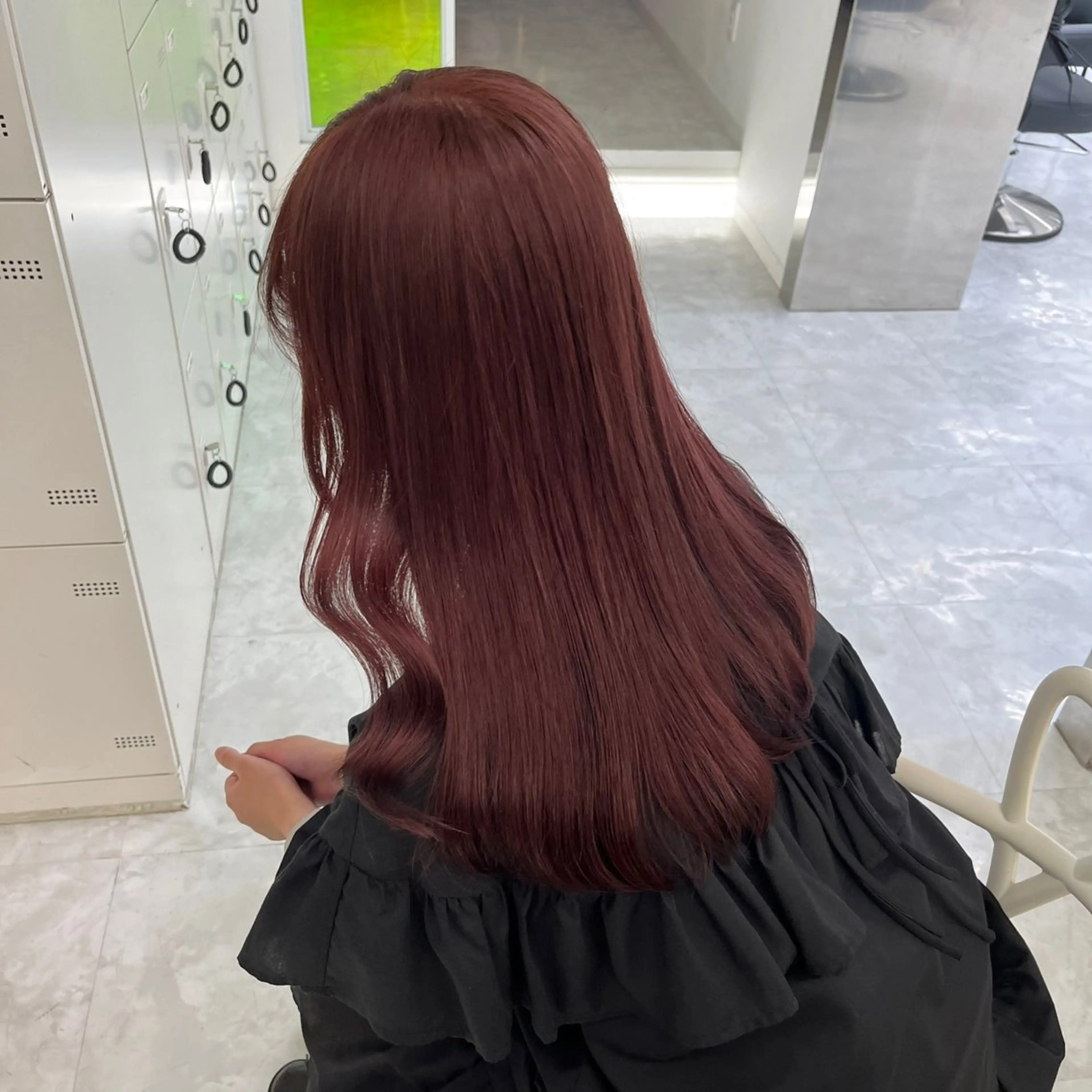 ロング カラー ヘアアレンジ ヘアカラー トリートメント ヘアセット 🫧‪🎀うる艶暖色 🏹Nanako🎀のヘアスタイル