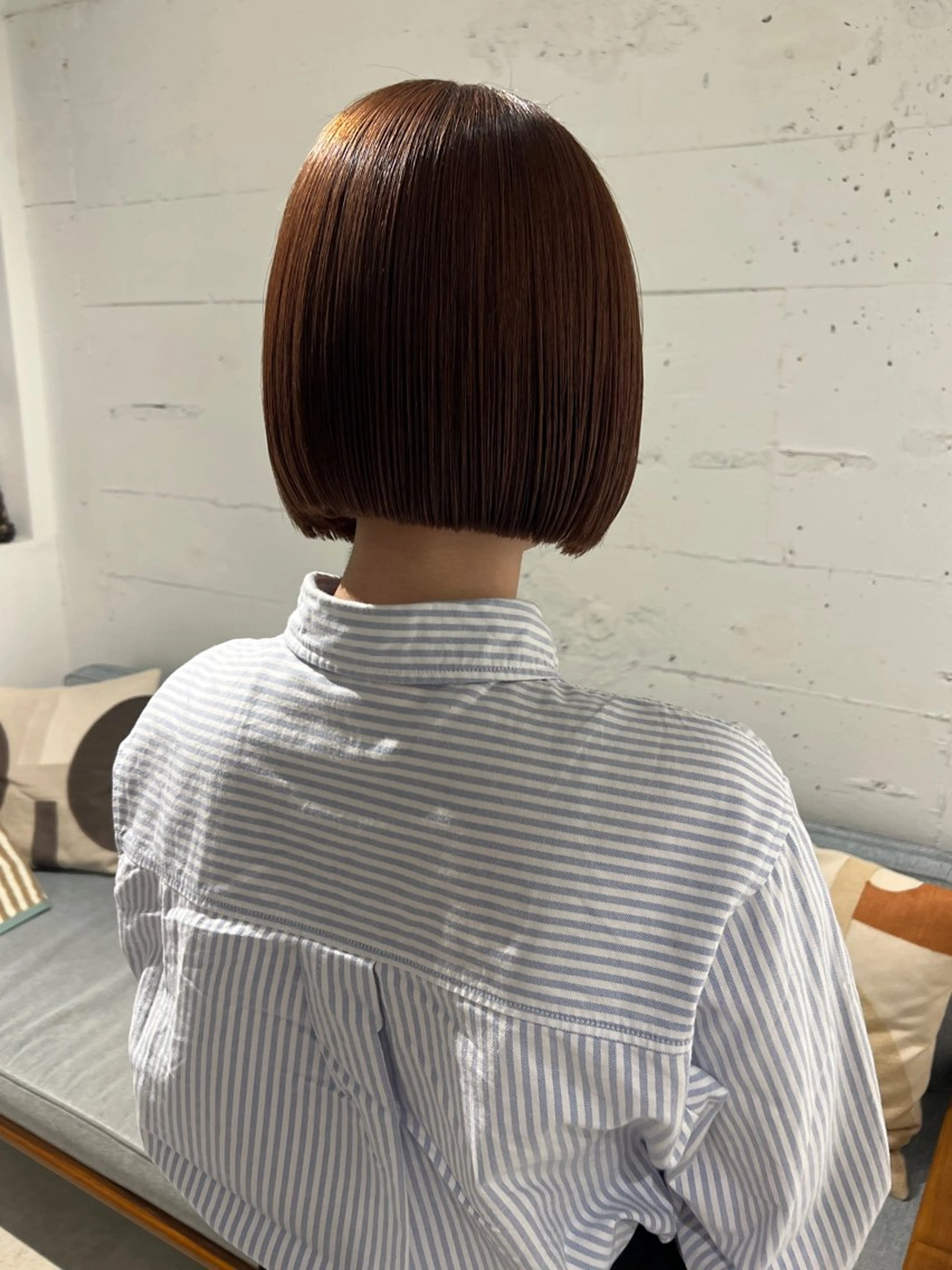 ショート 峯田 優花のヘアスタイル