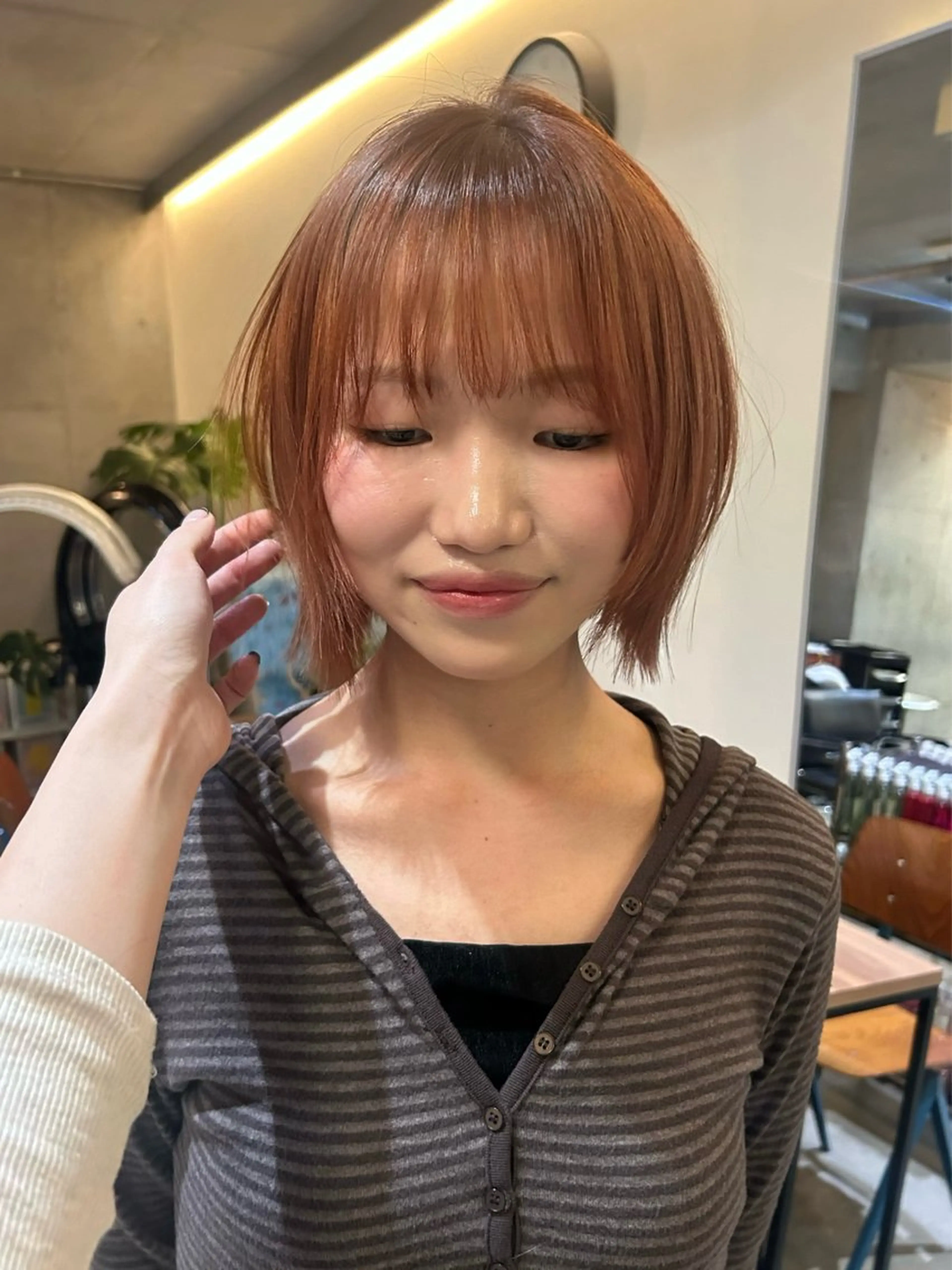 ショート カラー カット ヘアカラー 韓国ボブ/レイヤー カット/ EMIRIのヘアスタイル