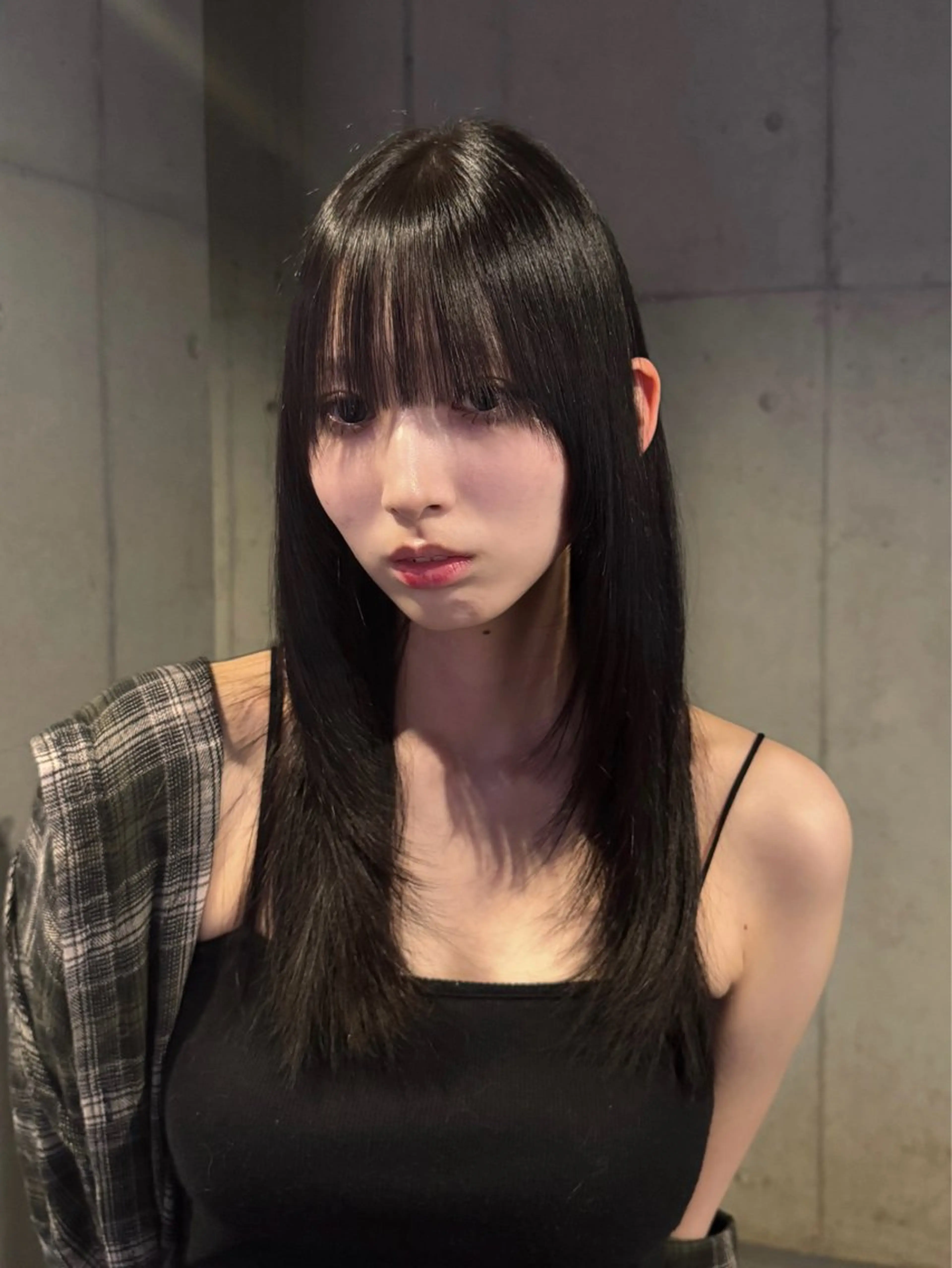 【似合わせカット】＋【縮毛矯正】＋【3STEPトリートメント】#髪質改善#トリートメント#艶髪#韓国レイヤーの写真