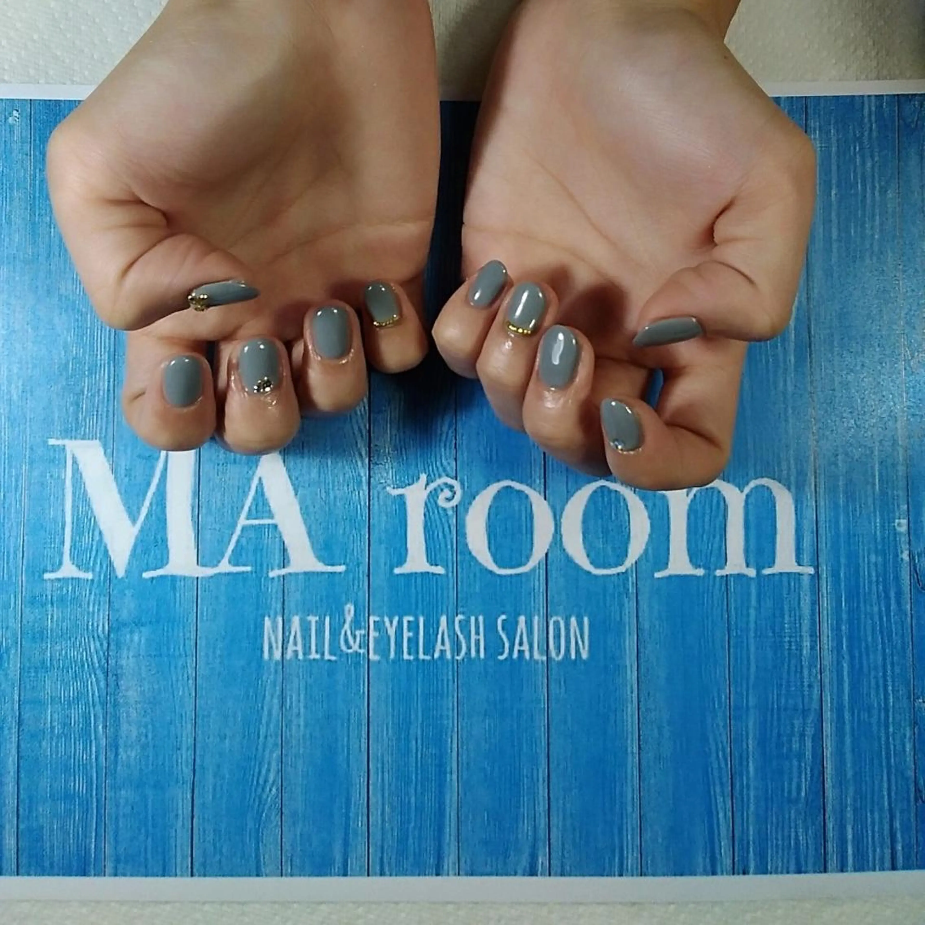 ネイル ストーンネイル ＆MERCI所属・&MERCI nail maoのネイルデザイン