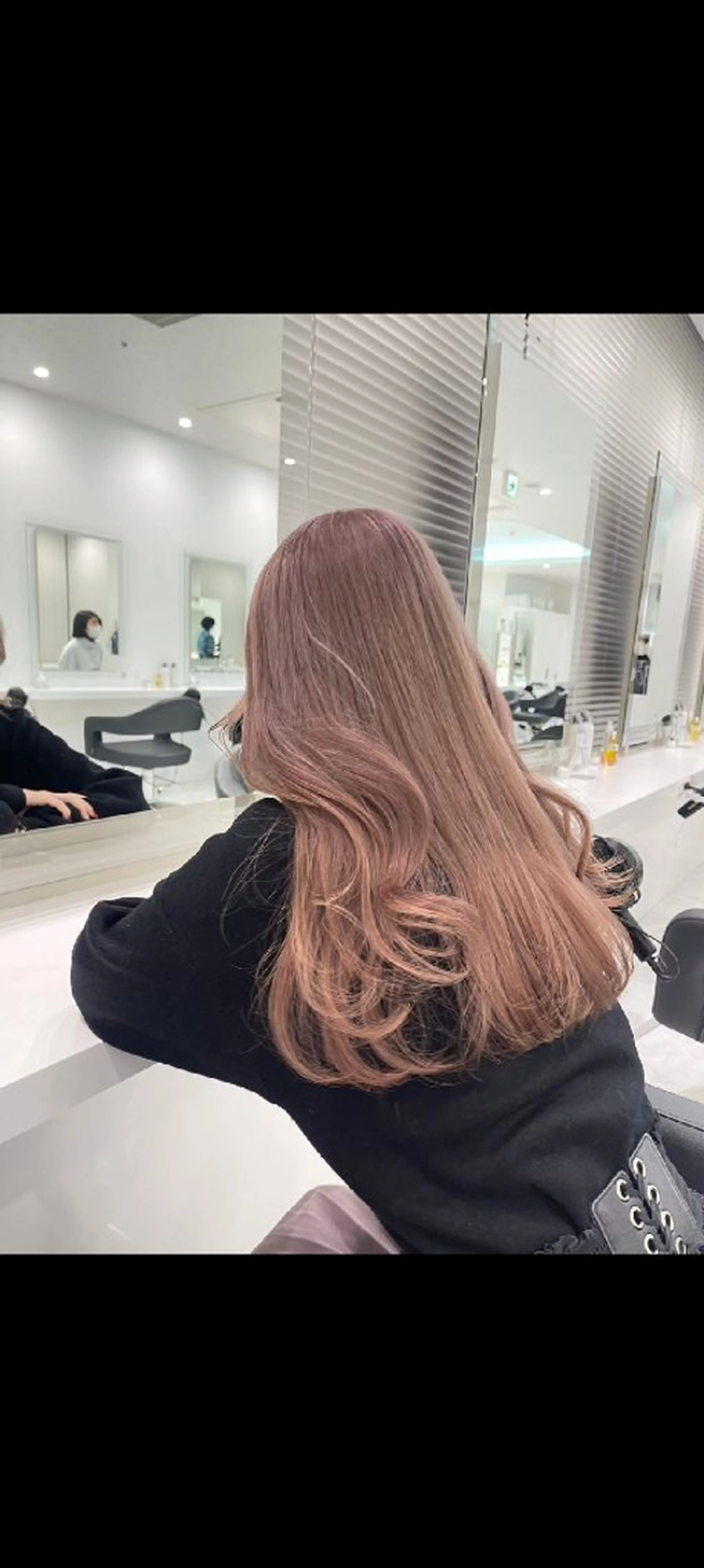 ロング カラー ヘアアレンジ ブラウンカラー 透明感カラー オレンジ ピンクカラー ロング 銀座/ショート/ メンズ/HINOKIのヘアスタイル