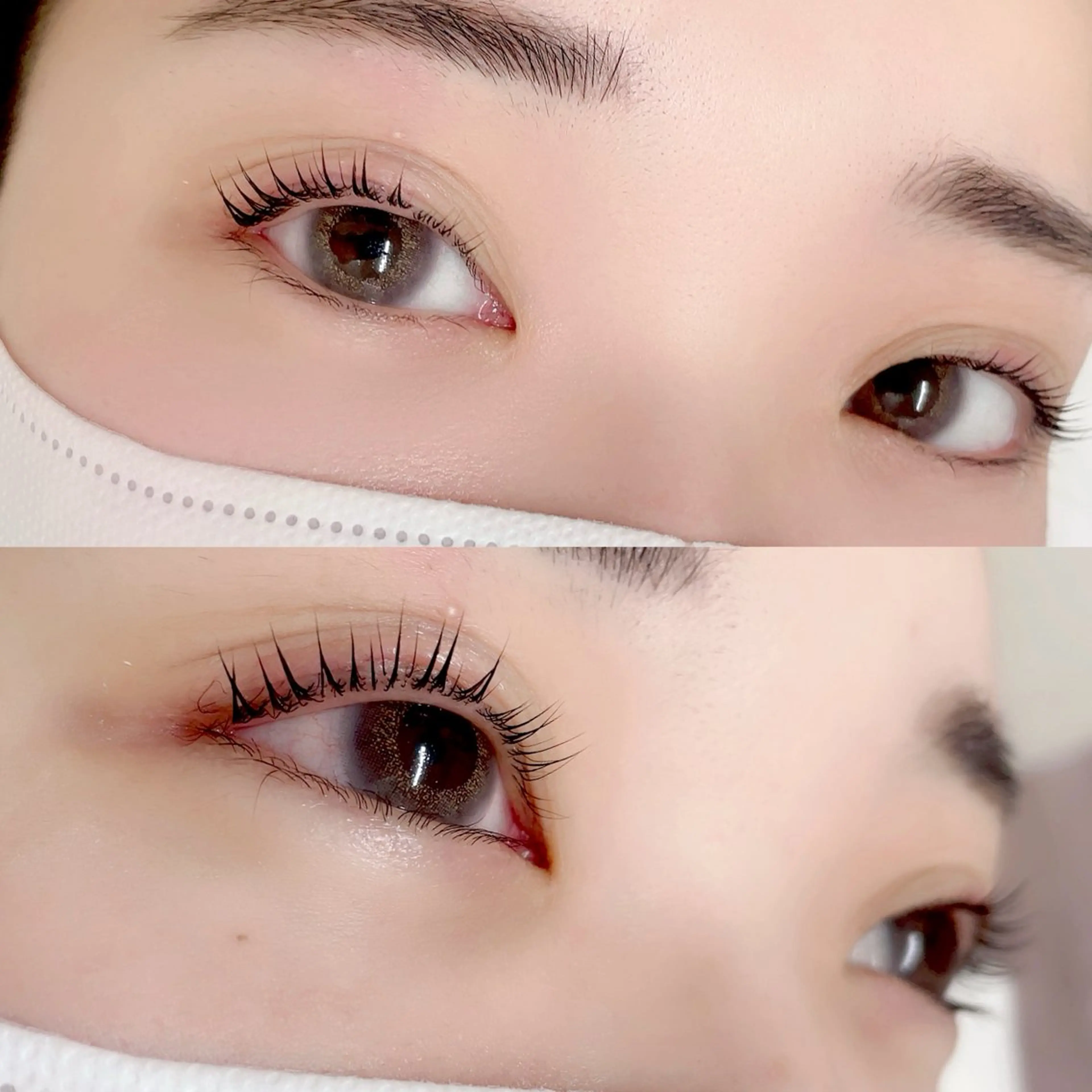 マツエク・マツパ パリジェンヌラッシュリフト Morganite 🦋 ÿui 🦋のマツエク・マツパデザイン