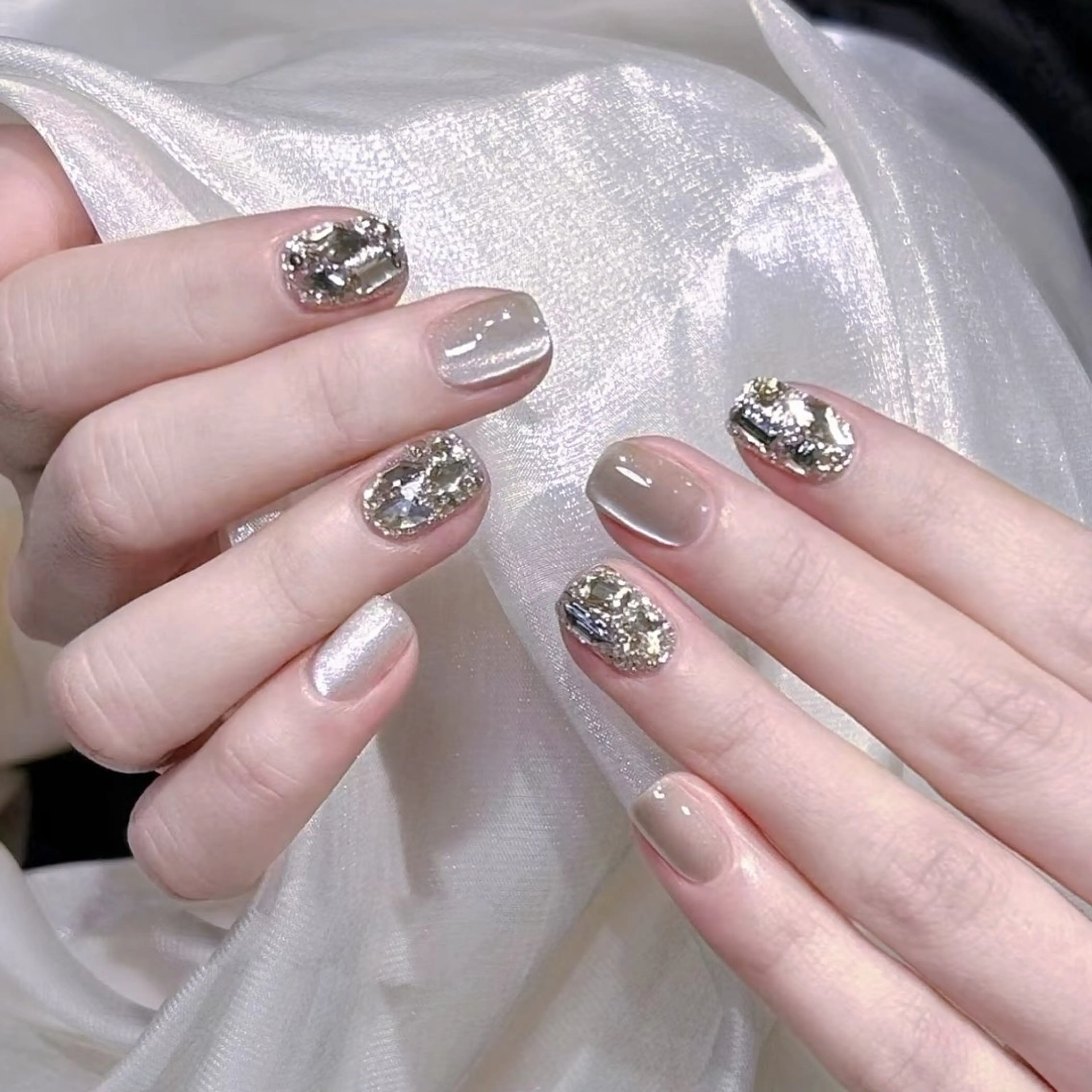 🩵マグネットワンカラー✨＋埋め尽くし2本『初回ソフトジェルオフ無料』　¥5980の写真