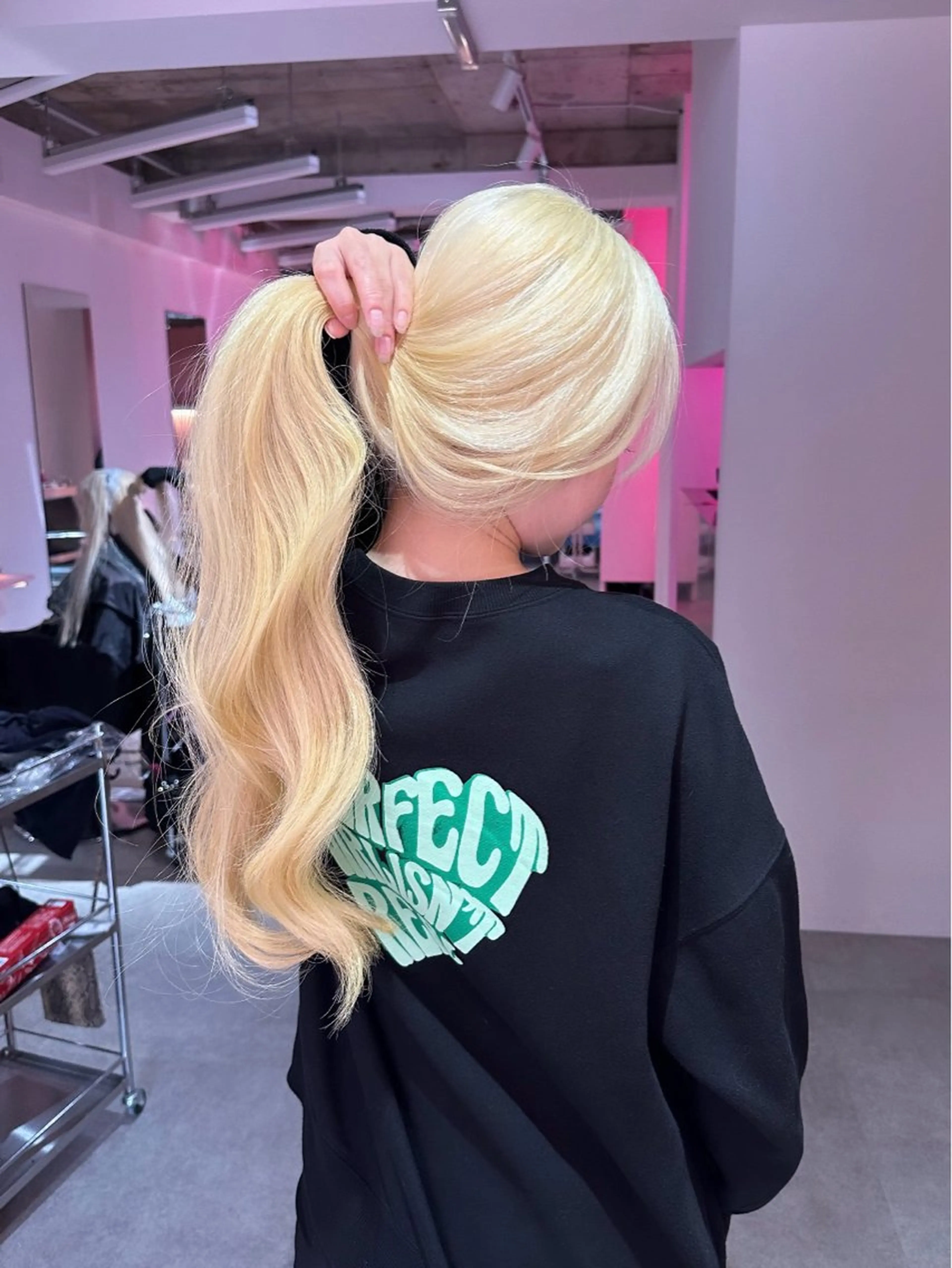 ロング ブリーチカラー 特化/MAHIROのヘアスタイル