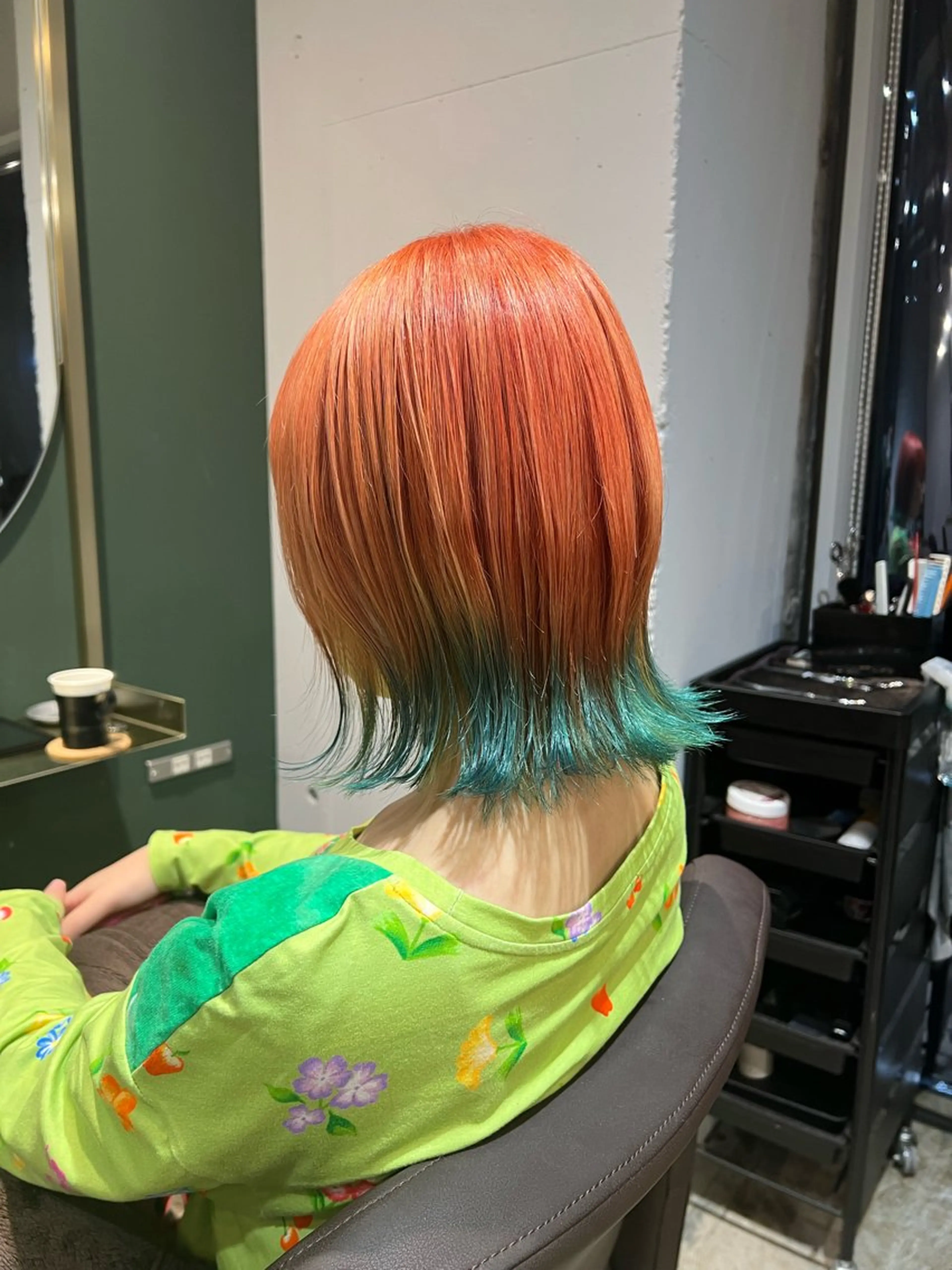 ミディアム カラー ヘアカラー トリートメント ヘッドスパ カラースペシャリスト しょう🧑🏼‍🎨のヘアスタイル