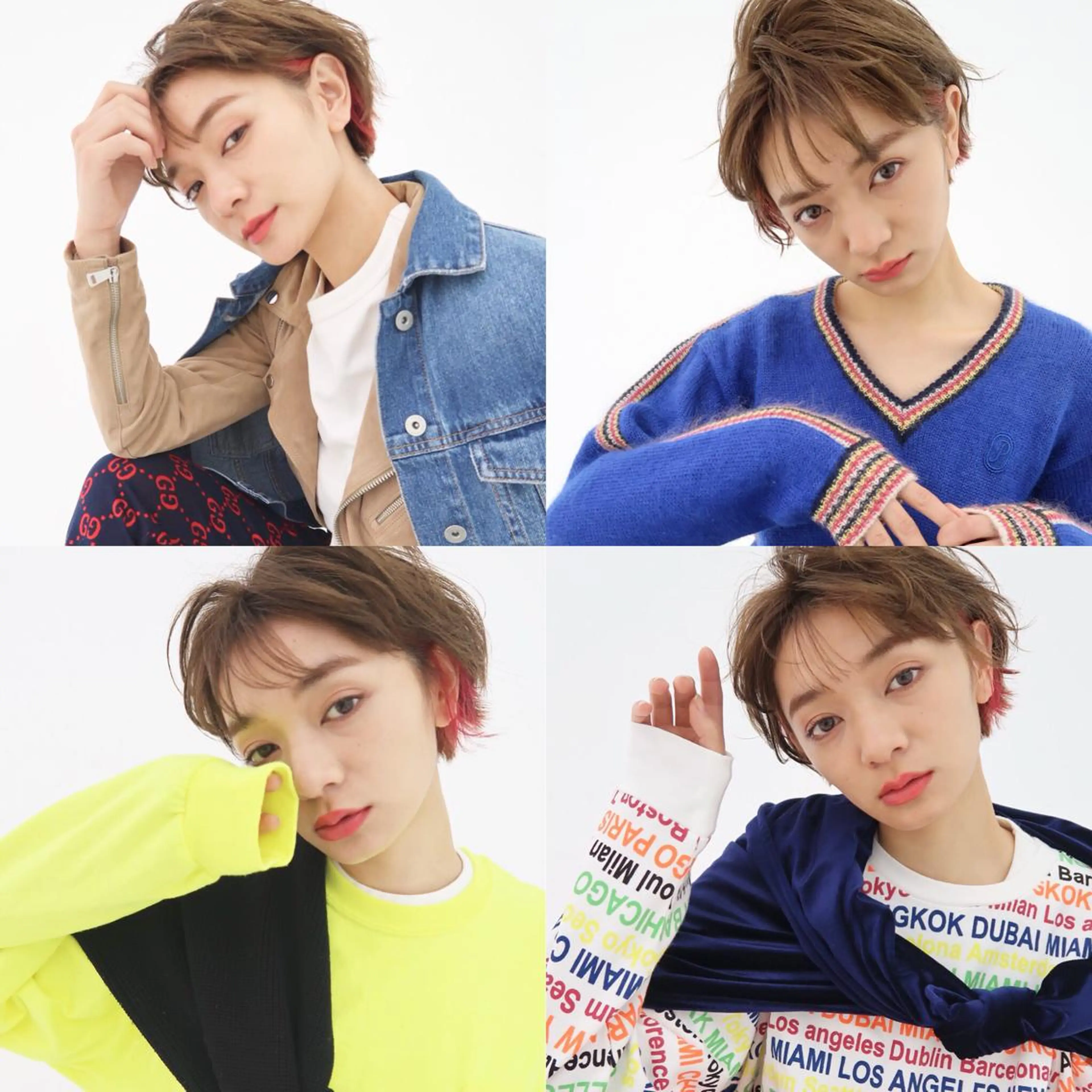 ショート カラー パーマ Memories水天宮前所属・花渕 俊彦のヘアスタイル