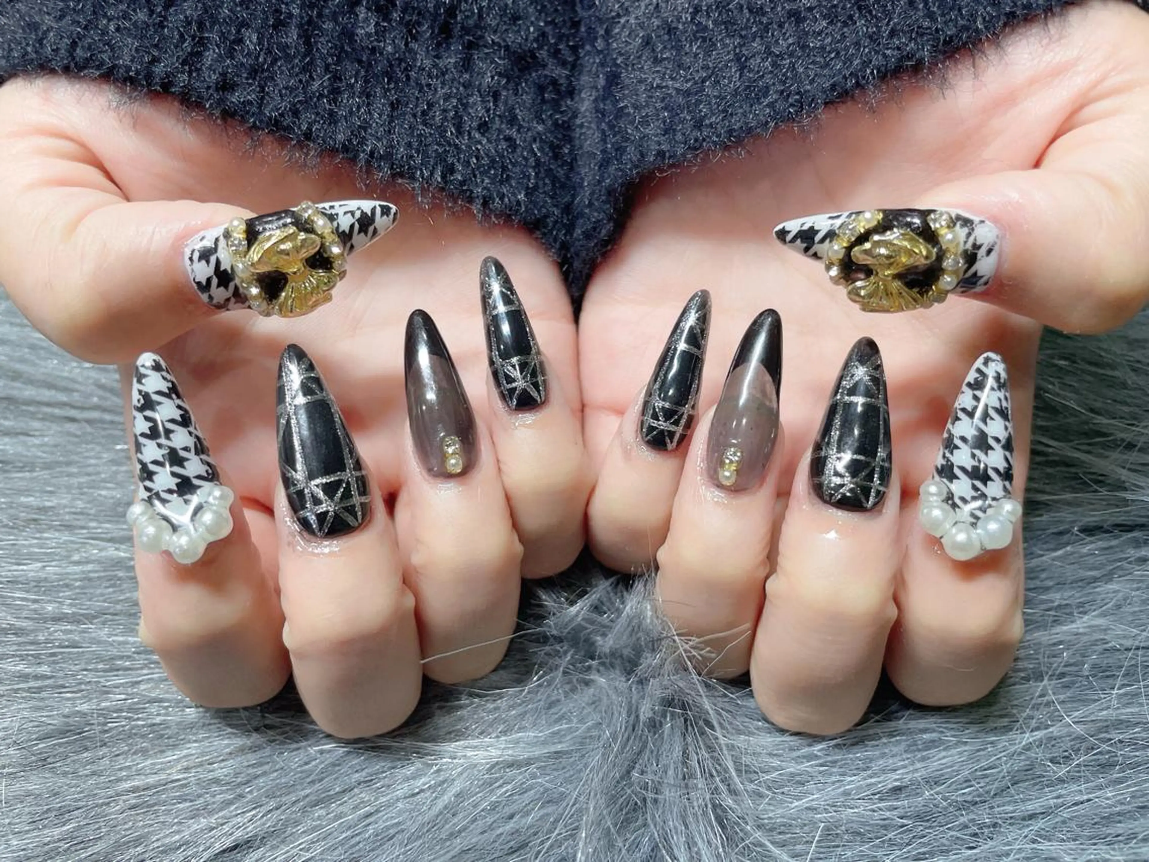 ロング ネイル ハンドネイル 《LB》ラブリエ Nail&eyeのマツエク・マツパデザイン