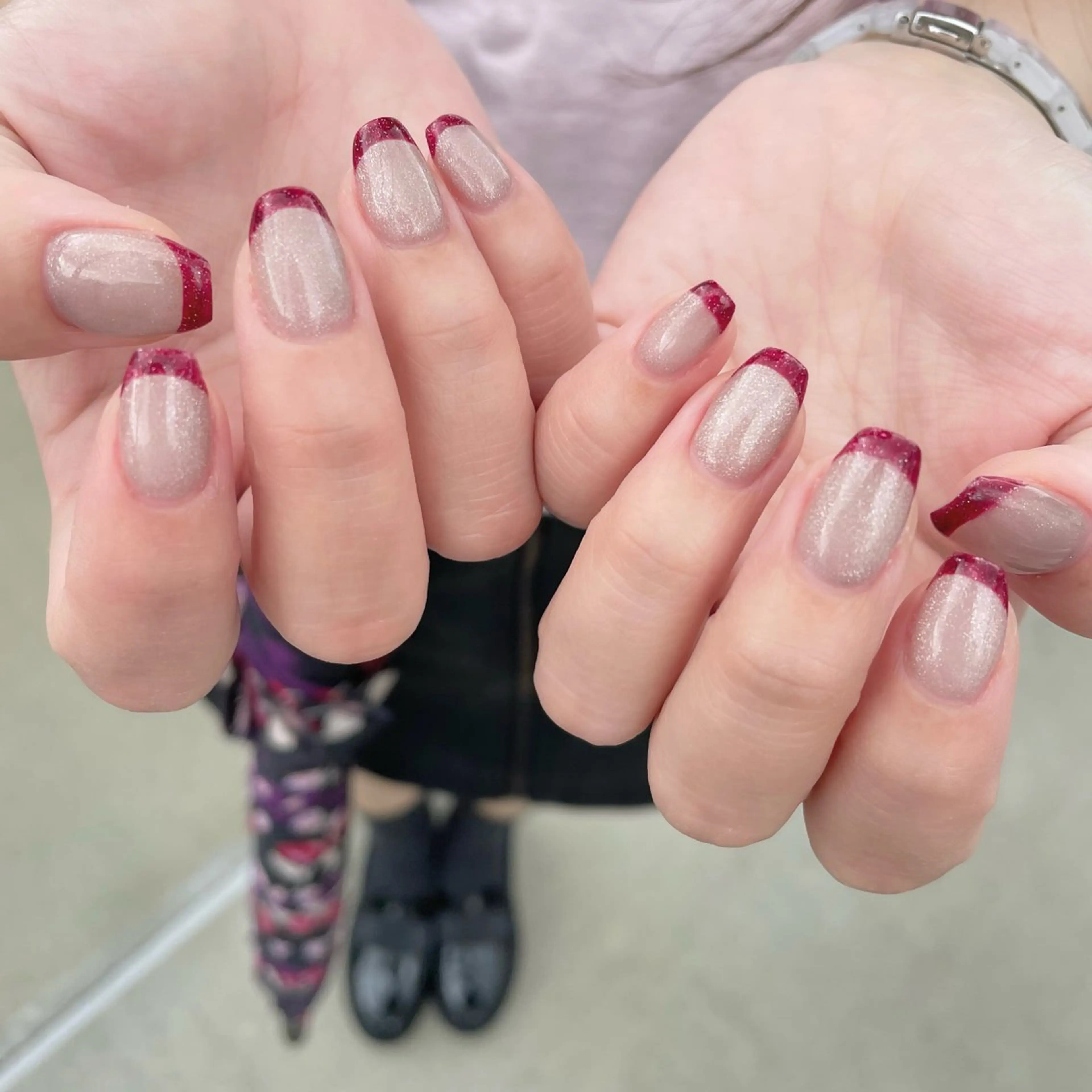 ネイル マグネットネイル ハンドネイル ano 生駒ネイルサロンのネイルデザイン