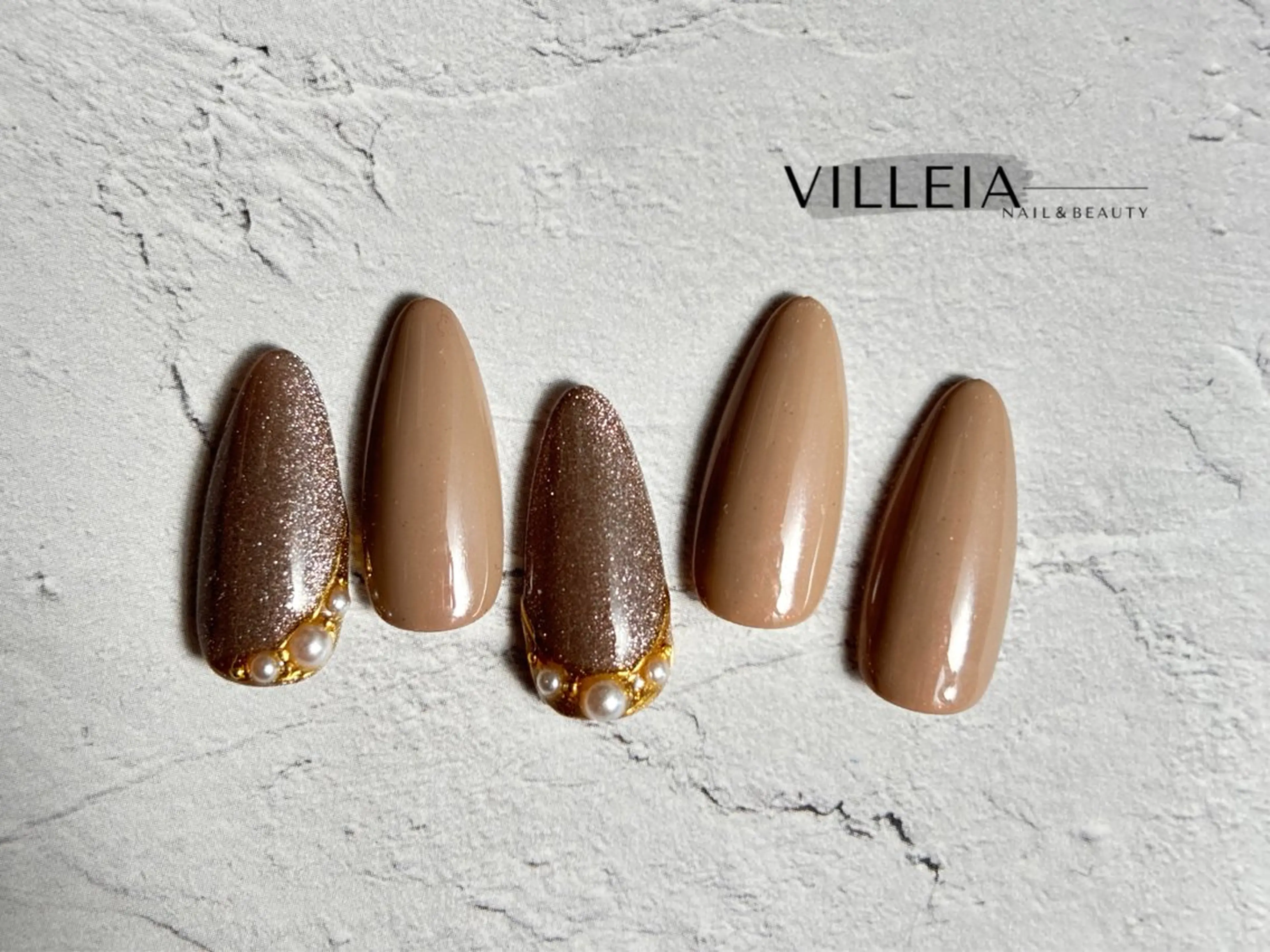 ネイル アートネイル シンプルネイル VILLEIA ヴィラレイアのネイルデザイン