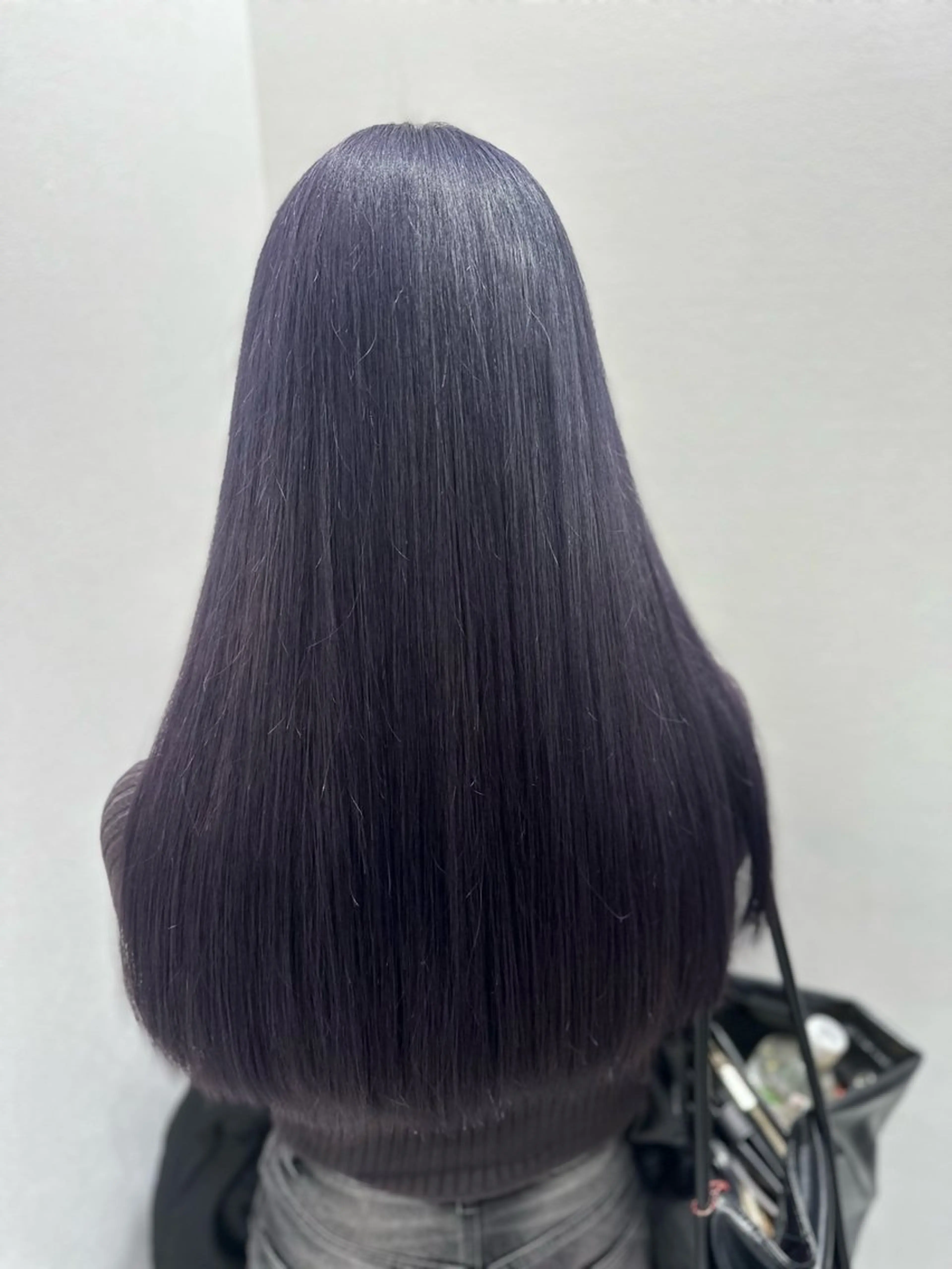 ロング カラー ヘアアレンジ メンズ ディープラベンダー ラベンダーカラー ヘアカラー 💗ブリーチなし暖色 kotono💗のヘアスタイル