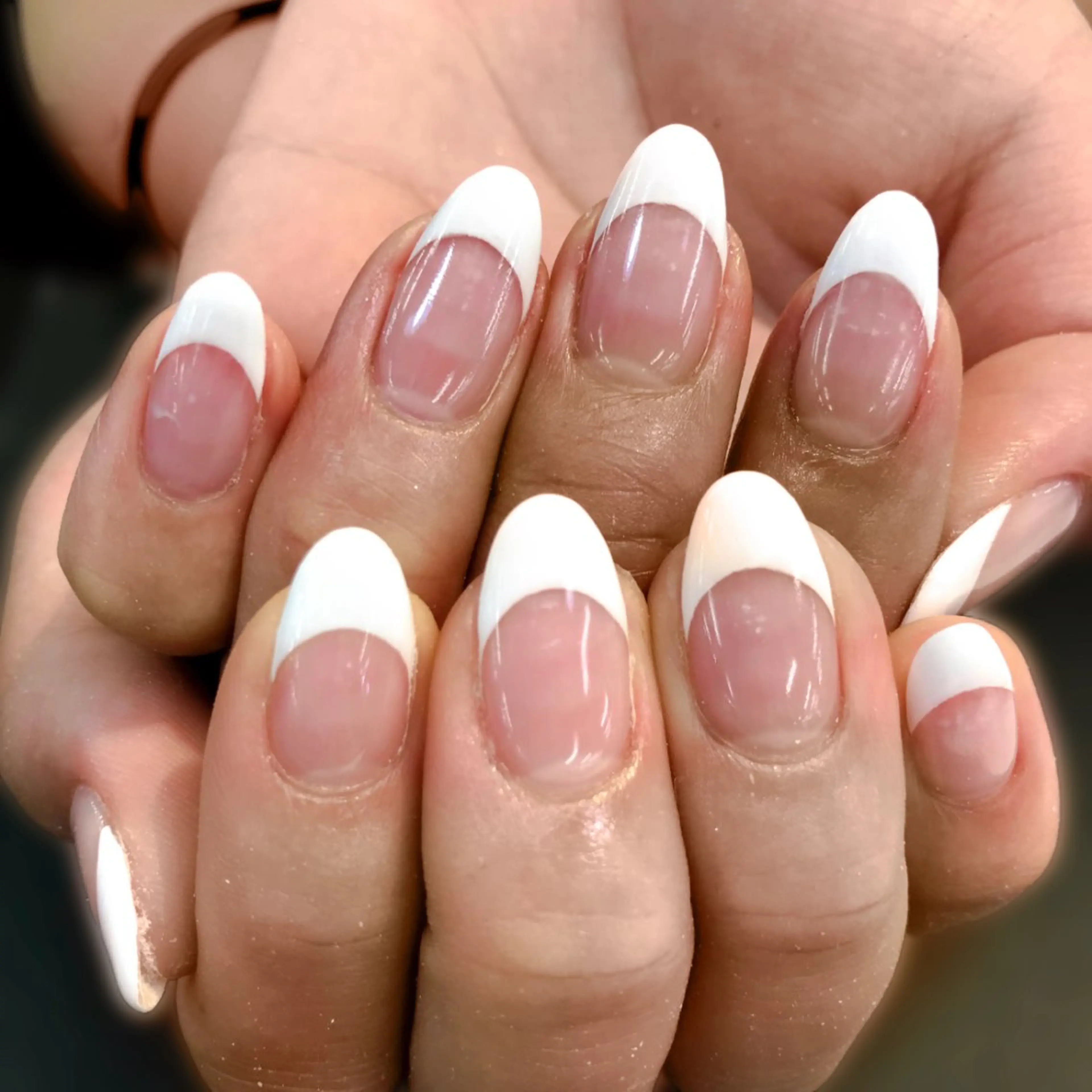 ネイル クリアネイル フレンチネイル ジェルネイル ハンドネイル NAIL MOONのネイルデザイン