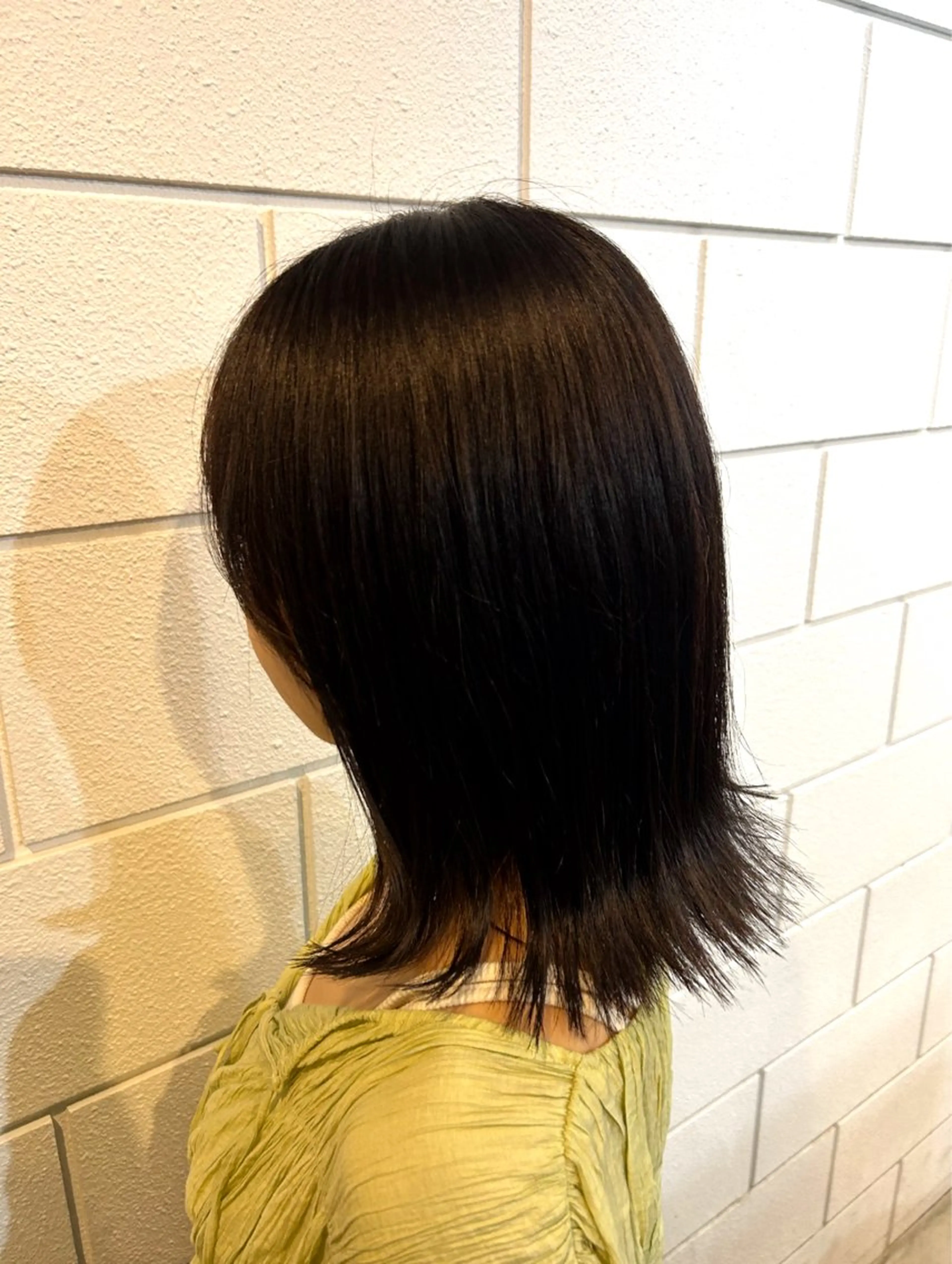 ミディアム カラー 平野 礼のヘアスタイル