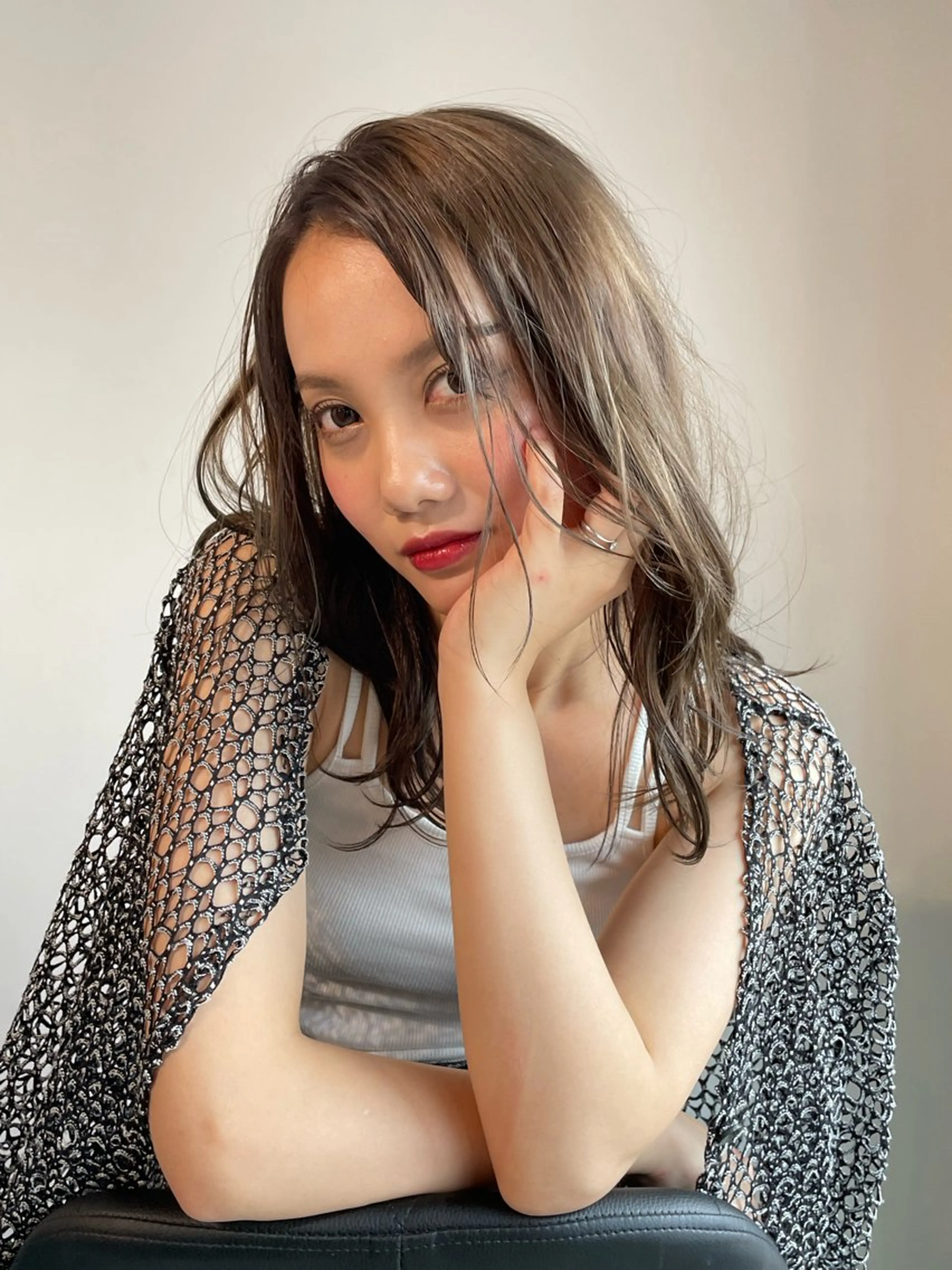 セミロング 🌜 Lulu 🌛 公式/大通のヘアスタイル