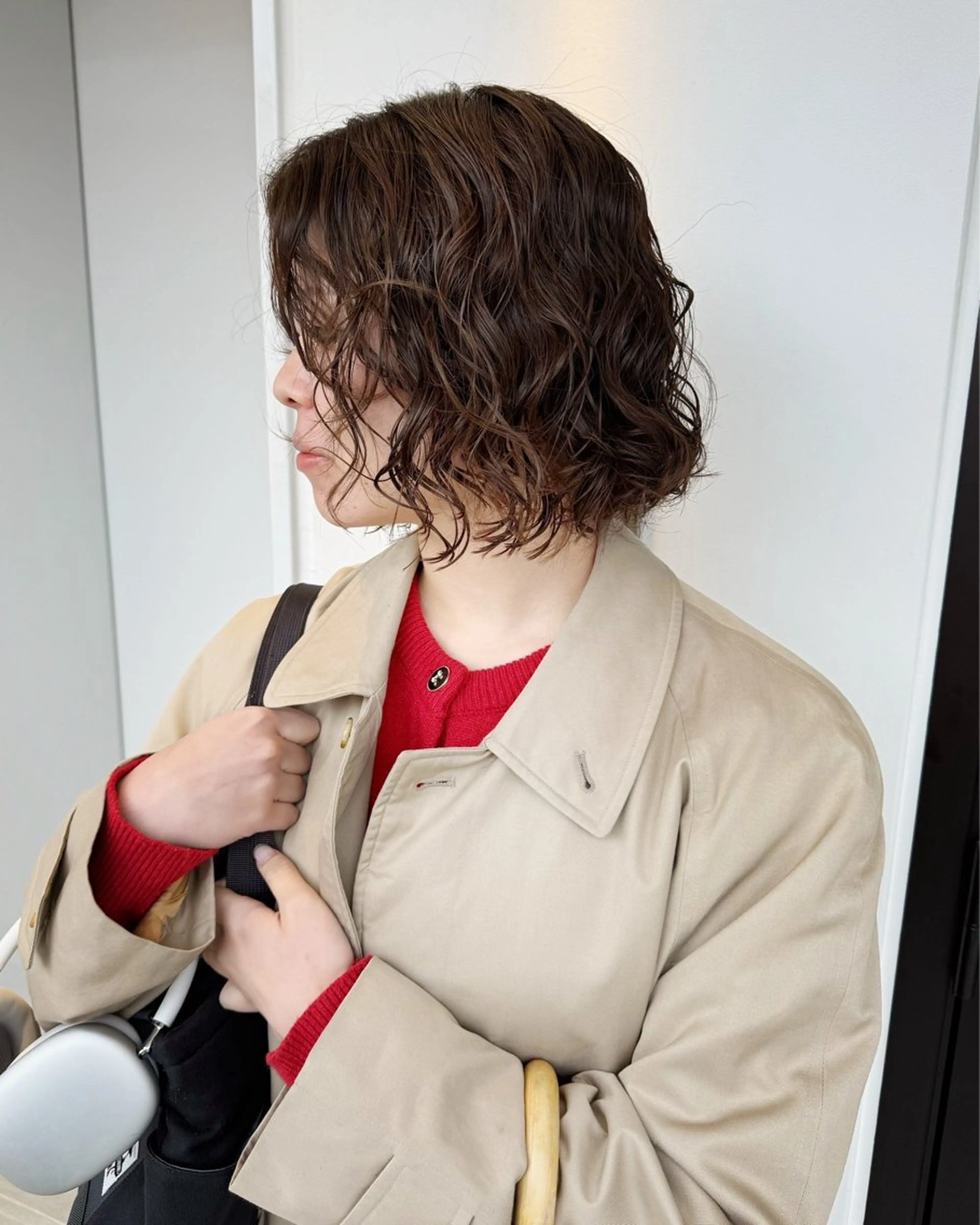 ミディアム パーマ ミディアムパーマ ボブ カット パーマ 原宿パーマ kazuのヘアスタイル