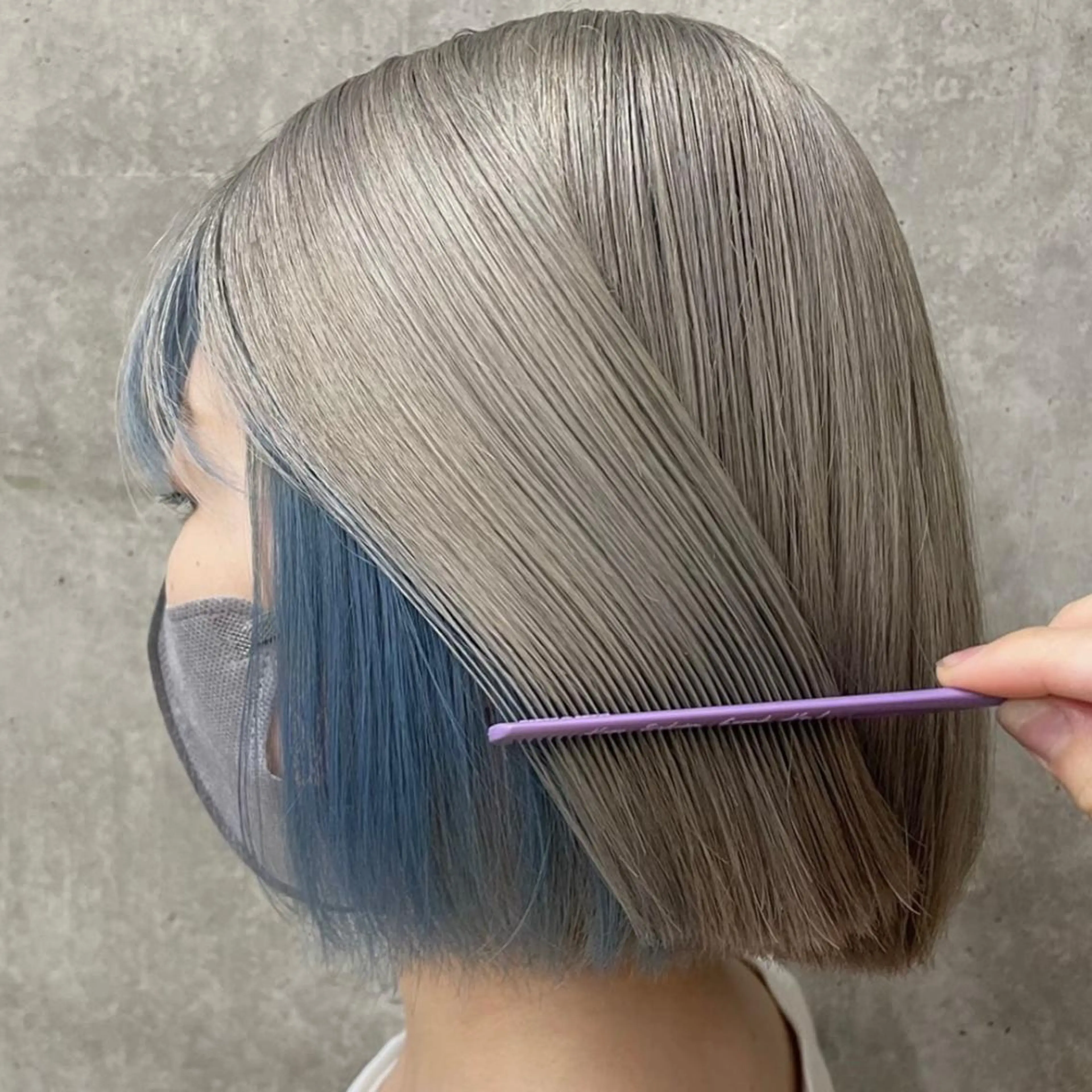 ショート カラー ヘアアレンジ ブリーチ デザインカラー 横山 千夏のヘアスタイル