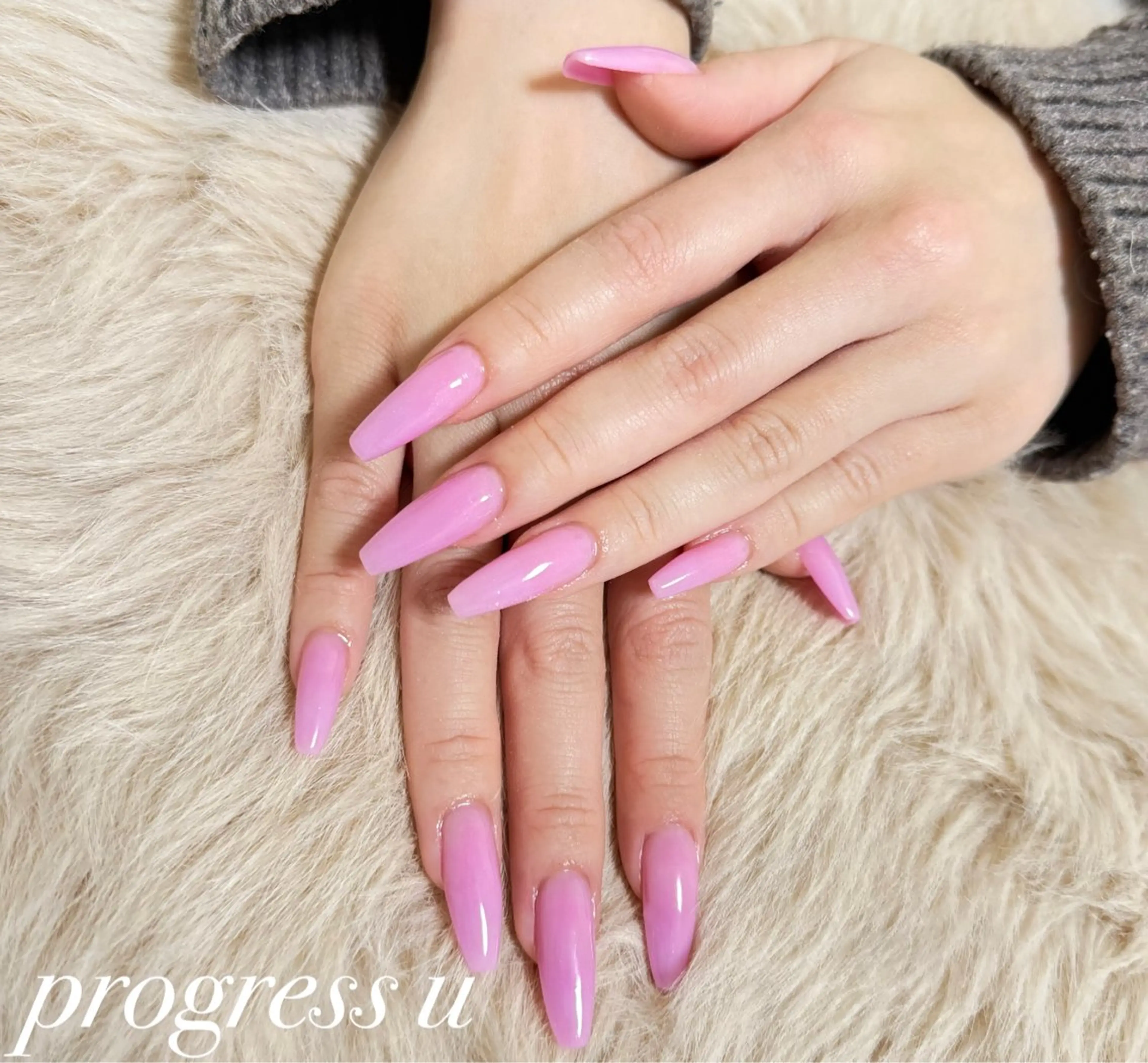 【スカルプ】ワンカラーデザイン🫧の写真