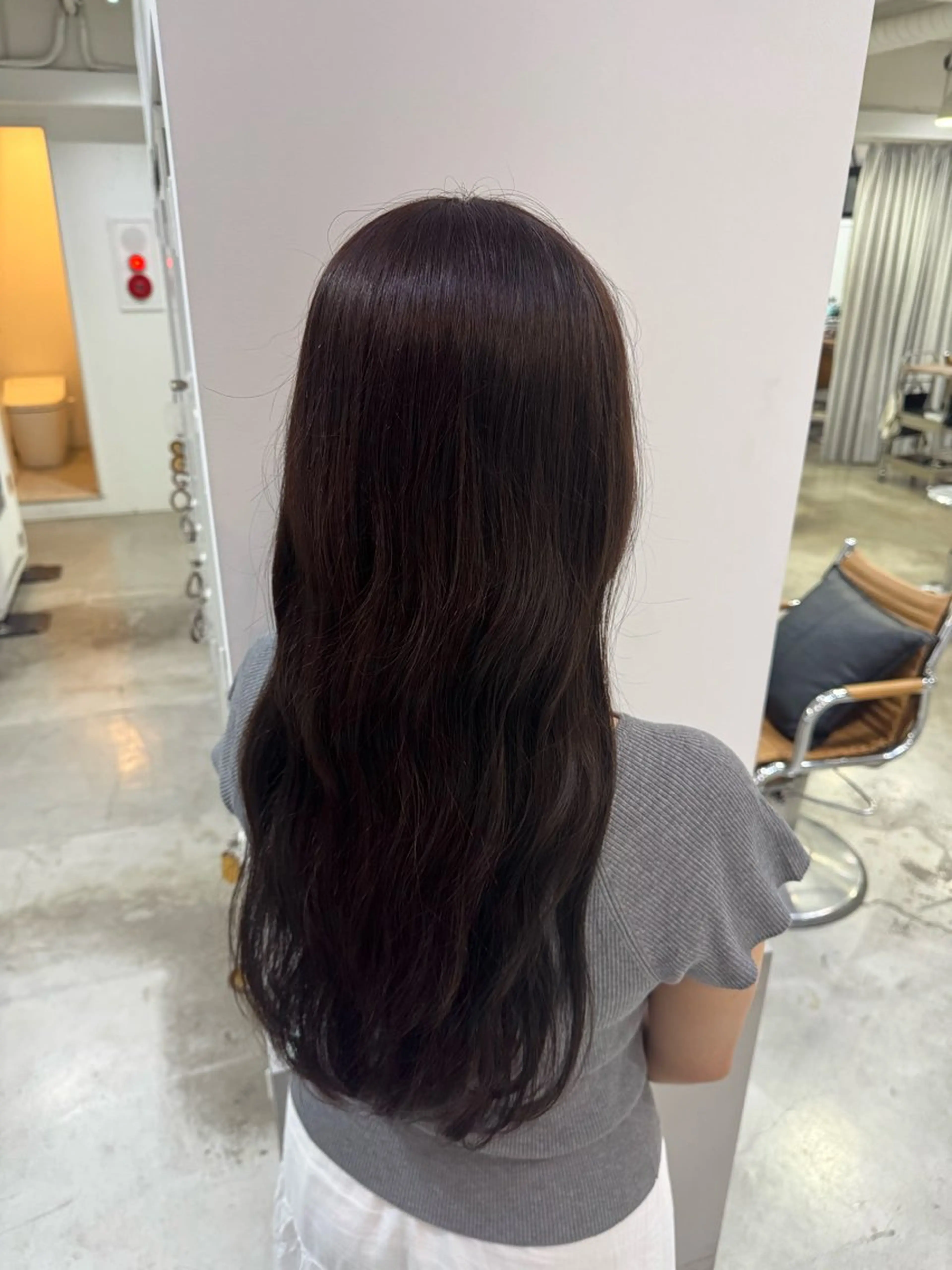 ロング カラー ベージュカラー ピンクカラー ピンクベージュ ヘアカラー 艶髪カラー/ 髪質改善/GAKUのヘアスタイル