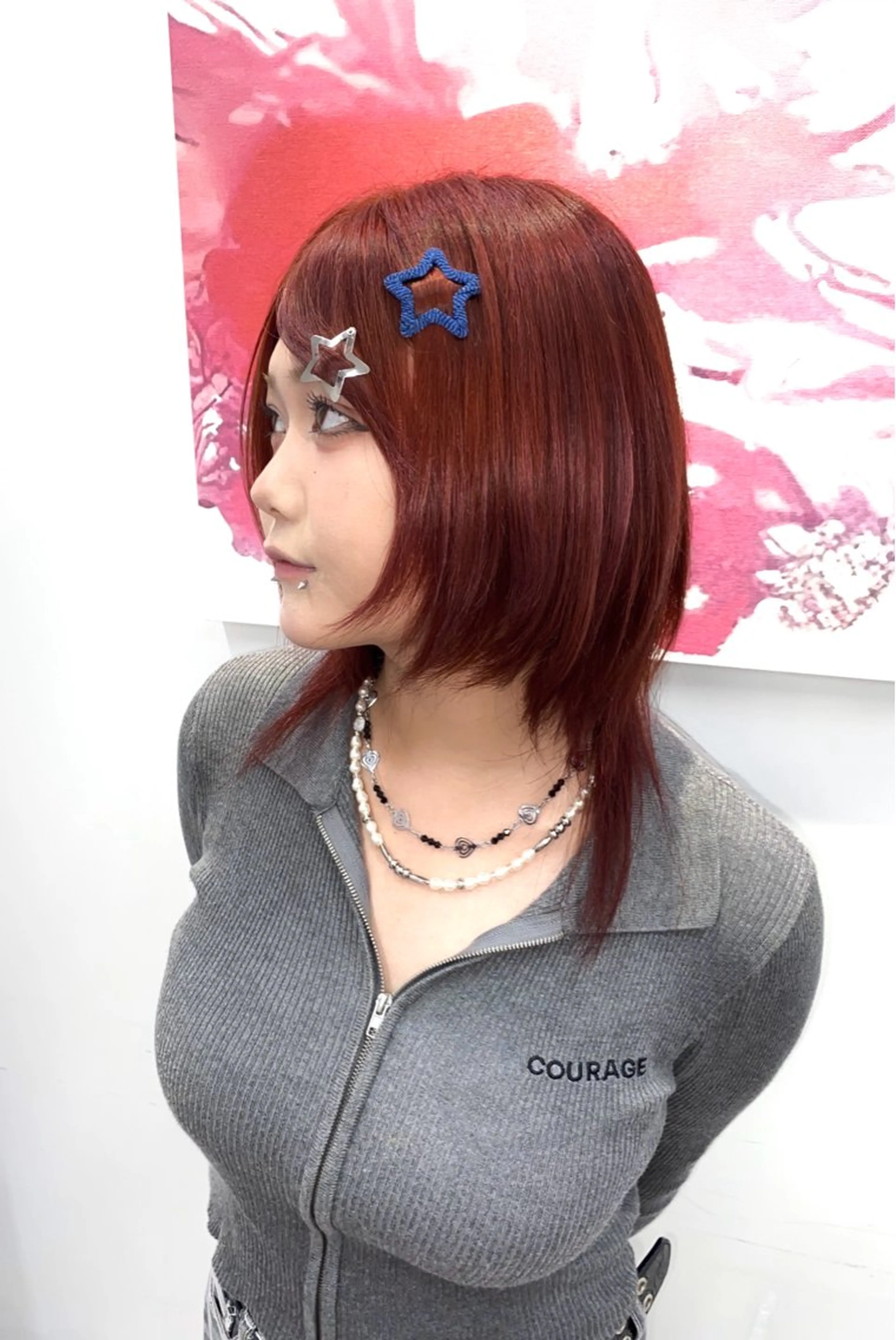 セミロング カラー ダブルカラー トリートメント 横浜/ ✟YUKA✟のヘアスタイル